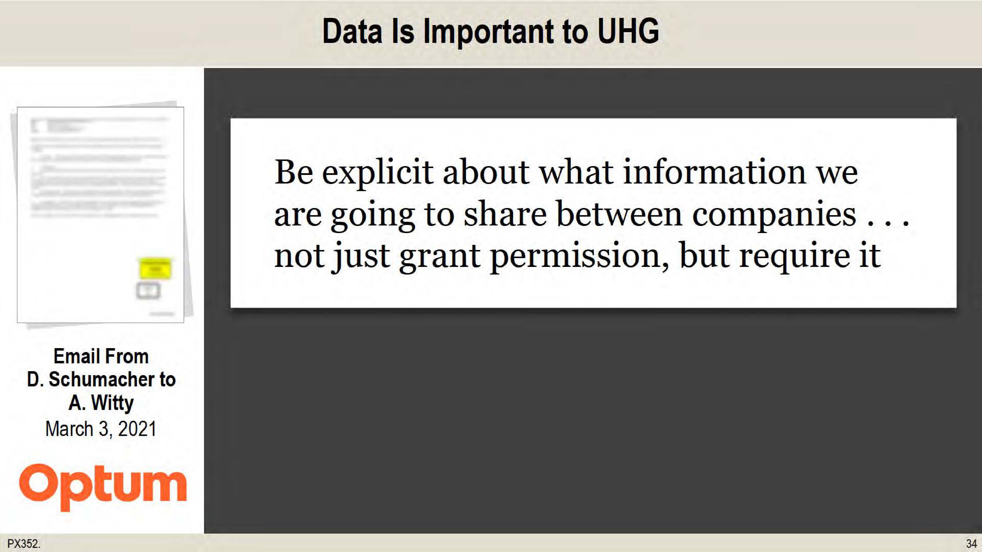 United States v. UnitedHealth Group Opening Statement — page 34