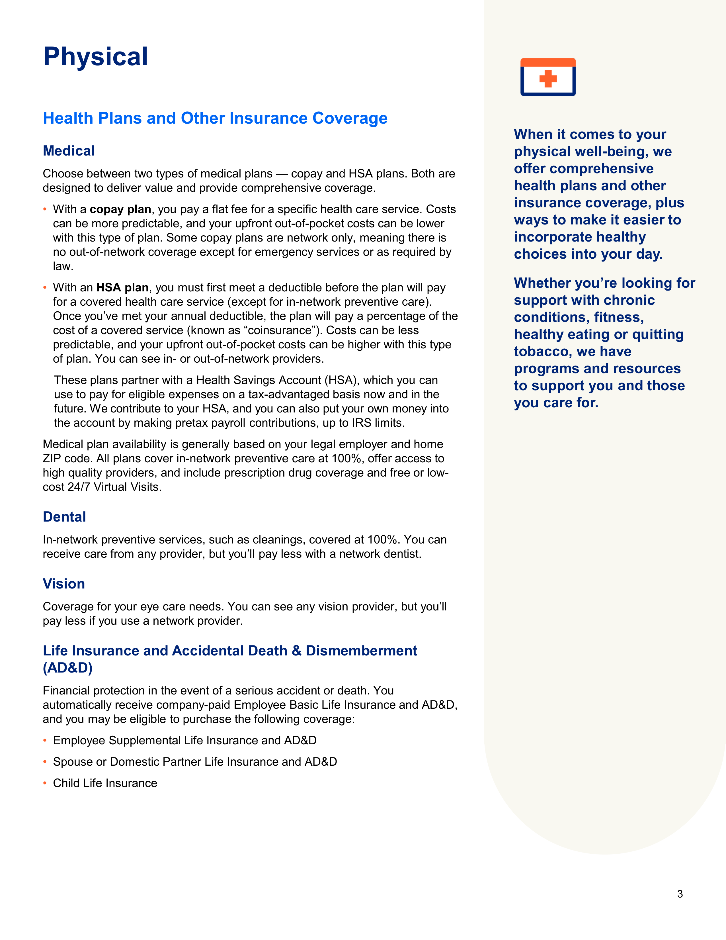 UnitedHealth Group Employee Benefits Brochure — page 3