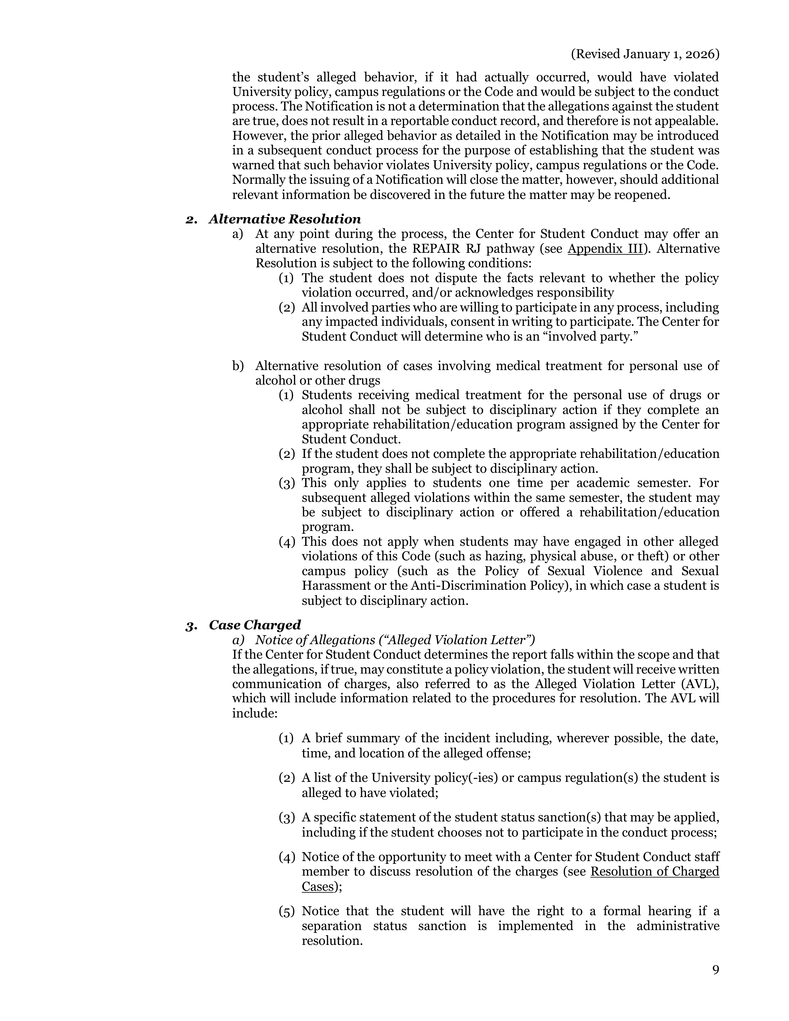 University of California Berkeley Code of Student Conduct Handbook — page 10