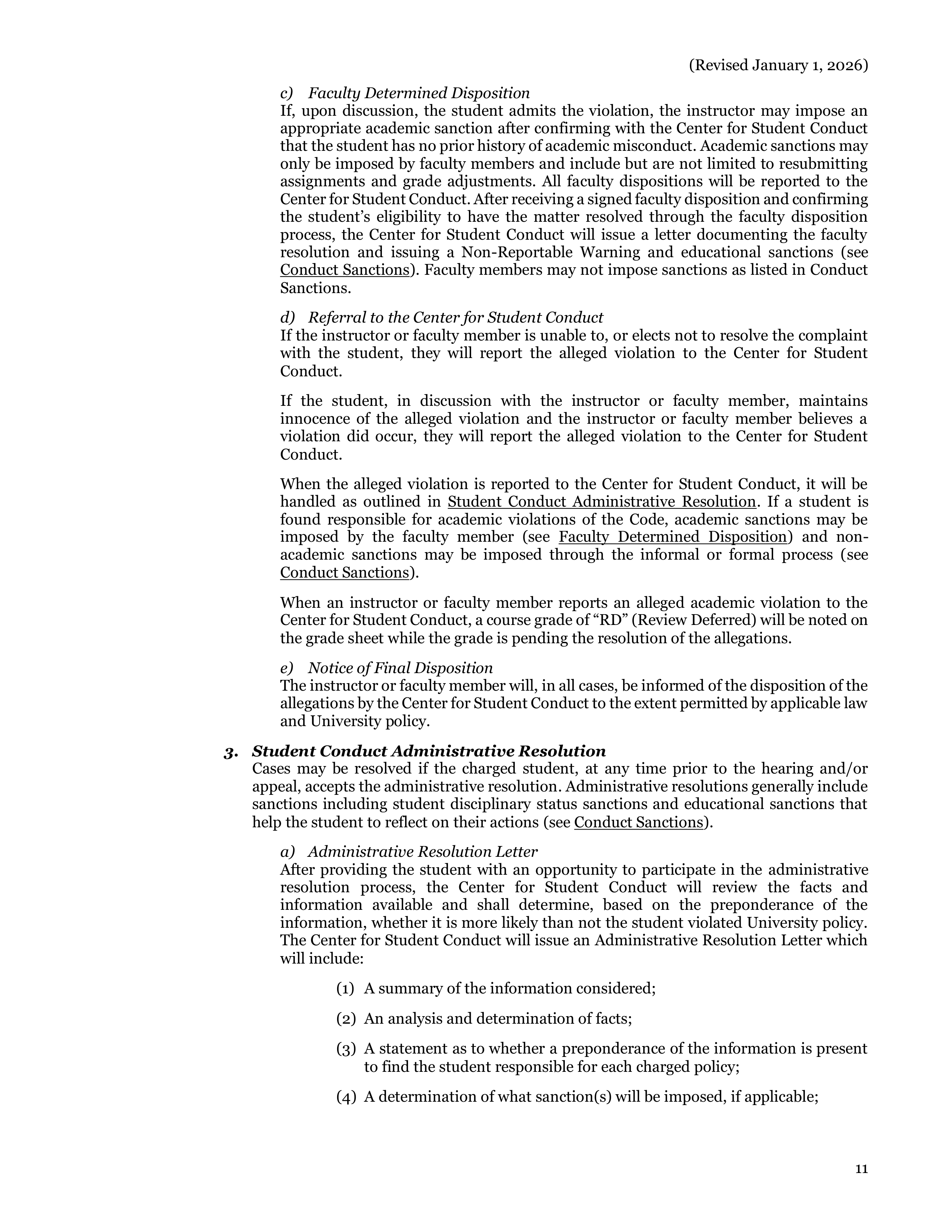 University of California Berkeley Code of Student Conduct Handbook — page 12