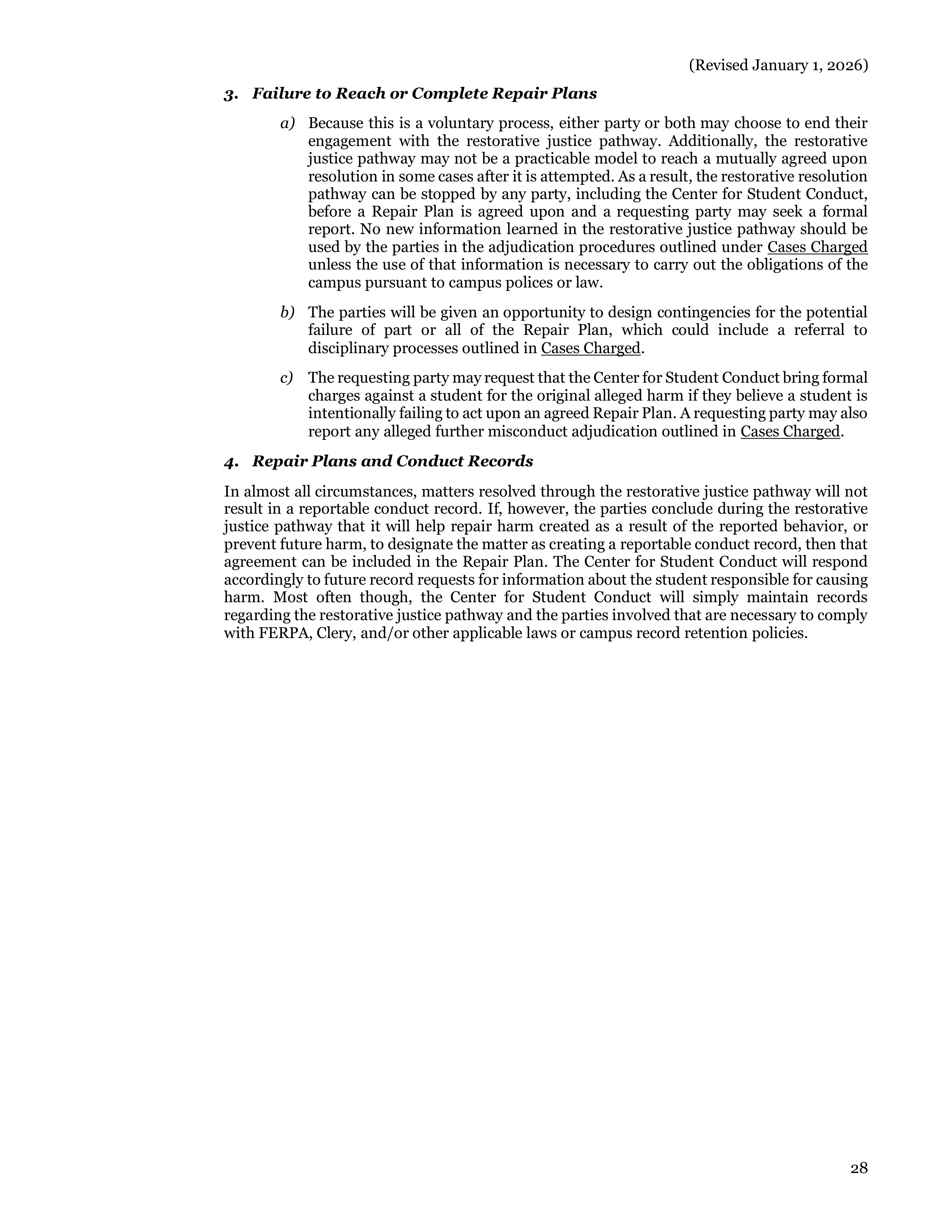 University of California Berkeley Code of Student Conduct Handbook — page 29