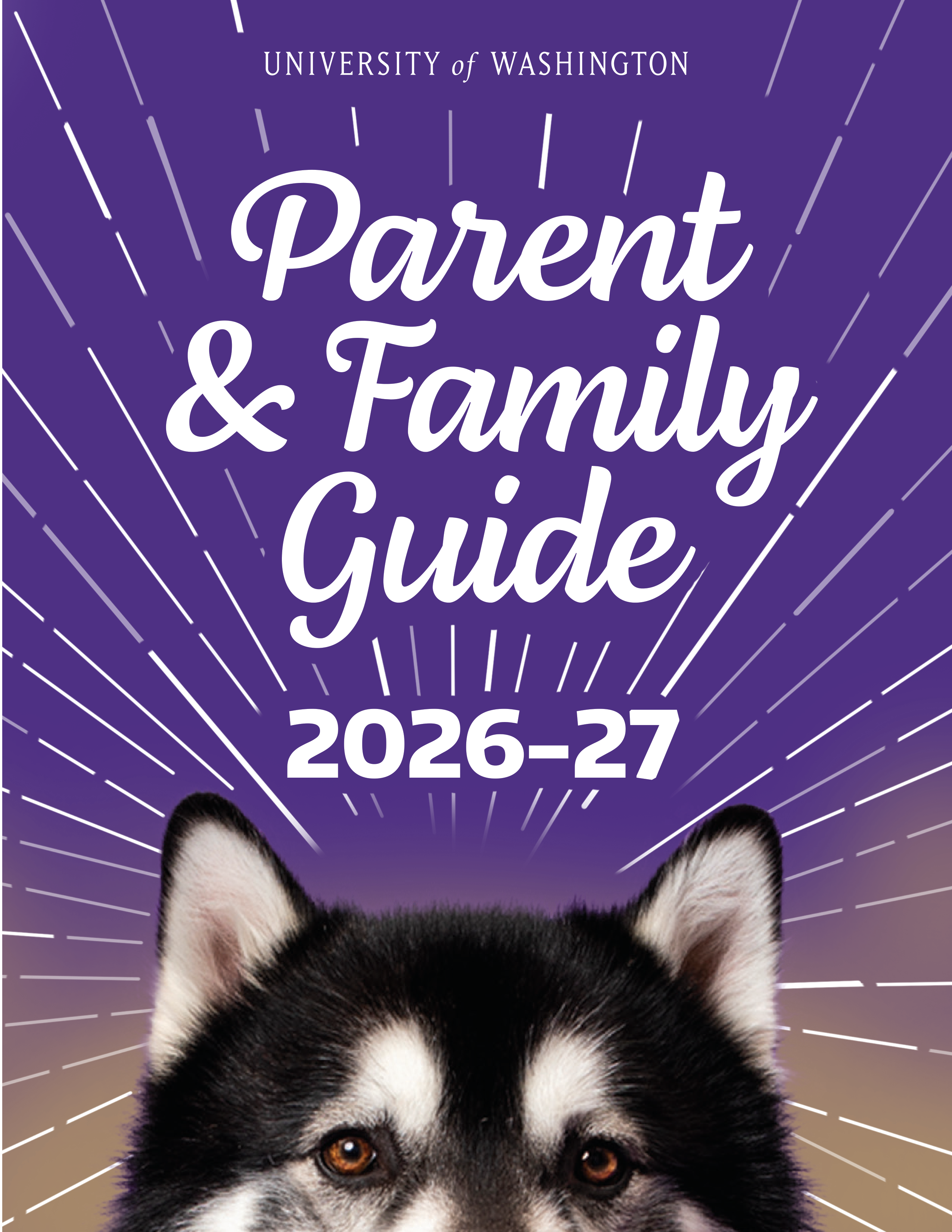 University of Washington Parent & Family Guide — page 1