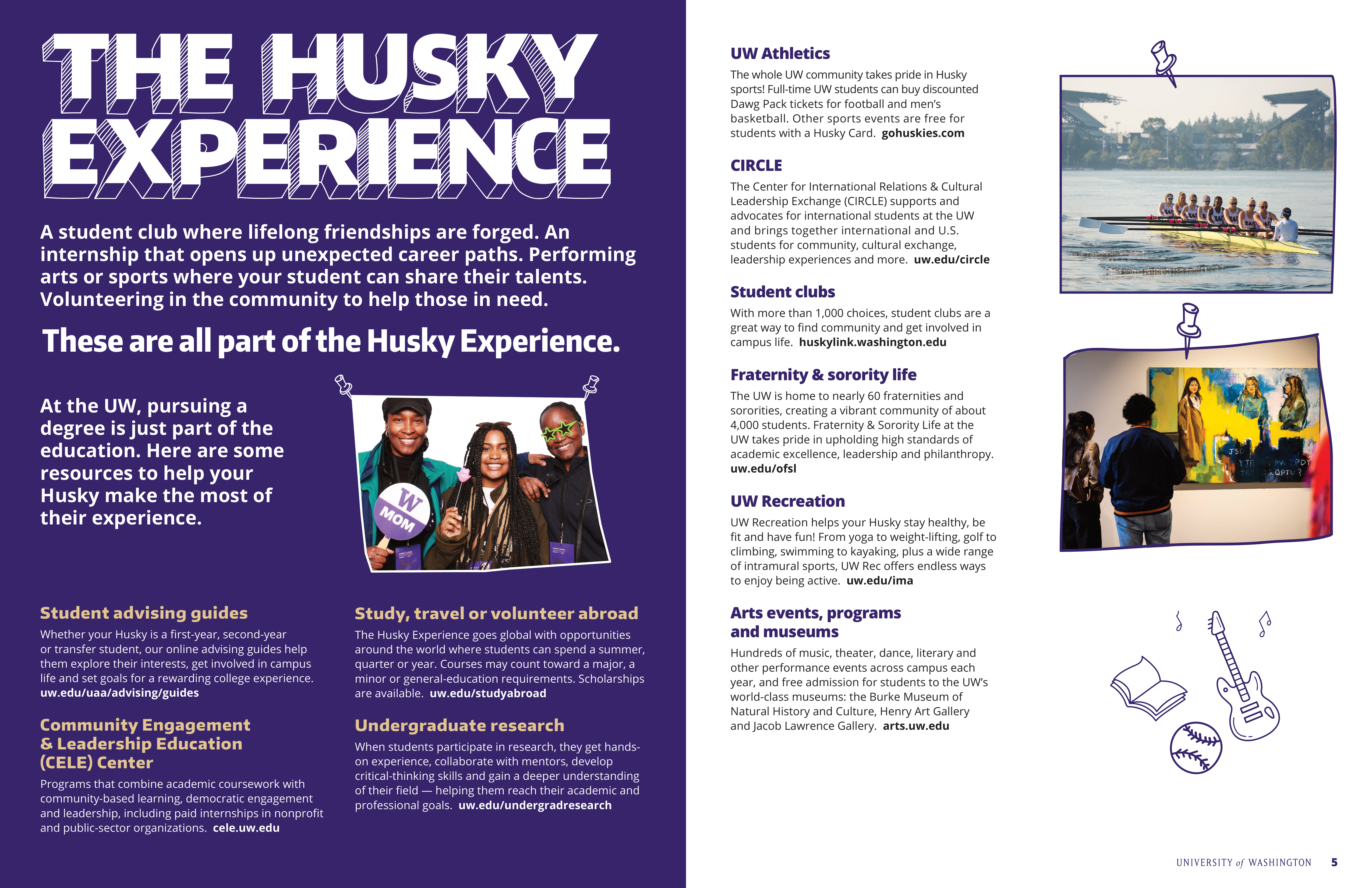 University of Washington Parent & Family Guide — page 4