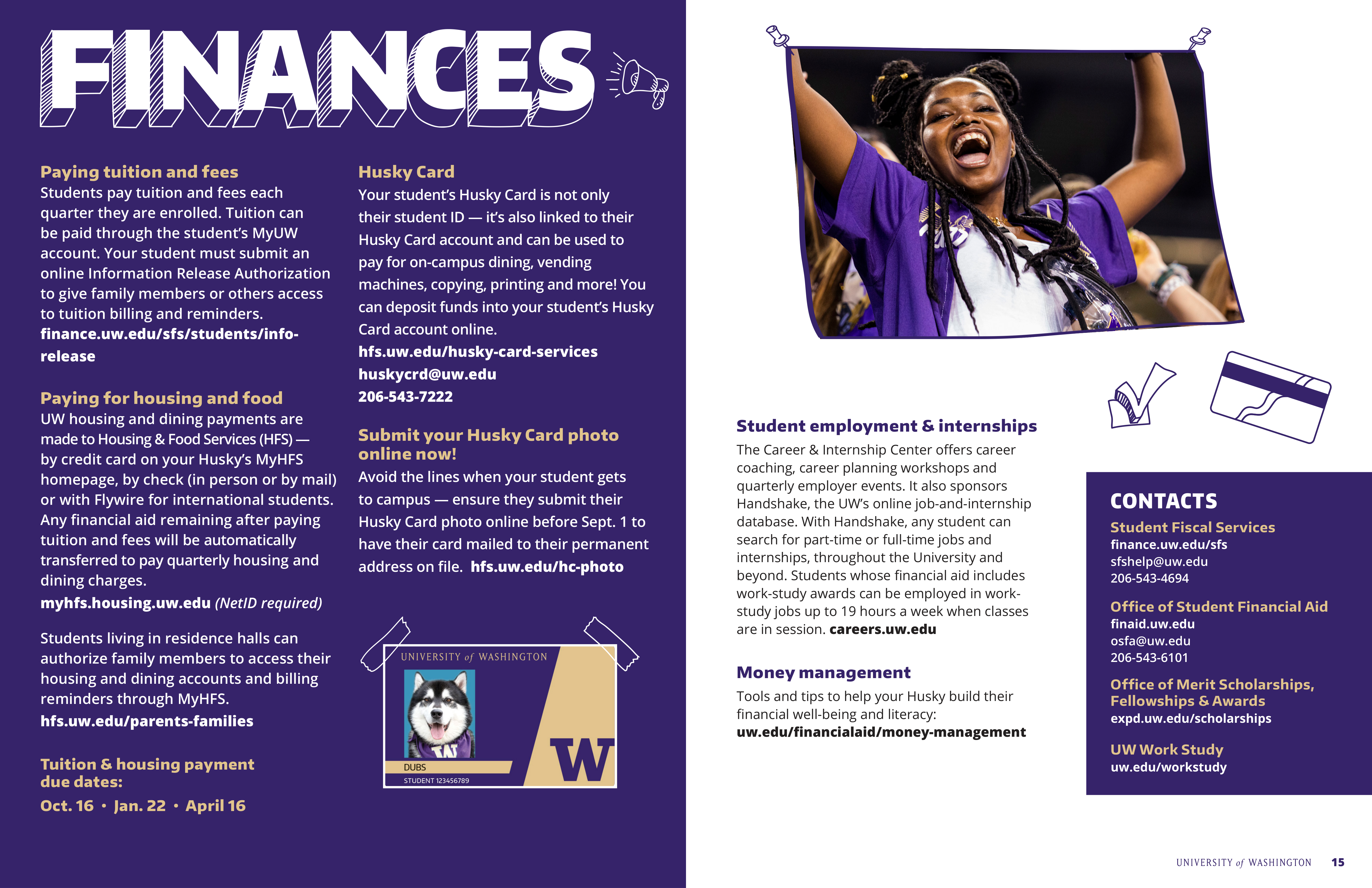 University of Washington Parent & Family Guide — page 9