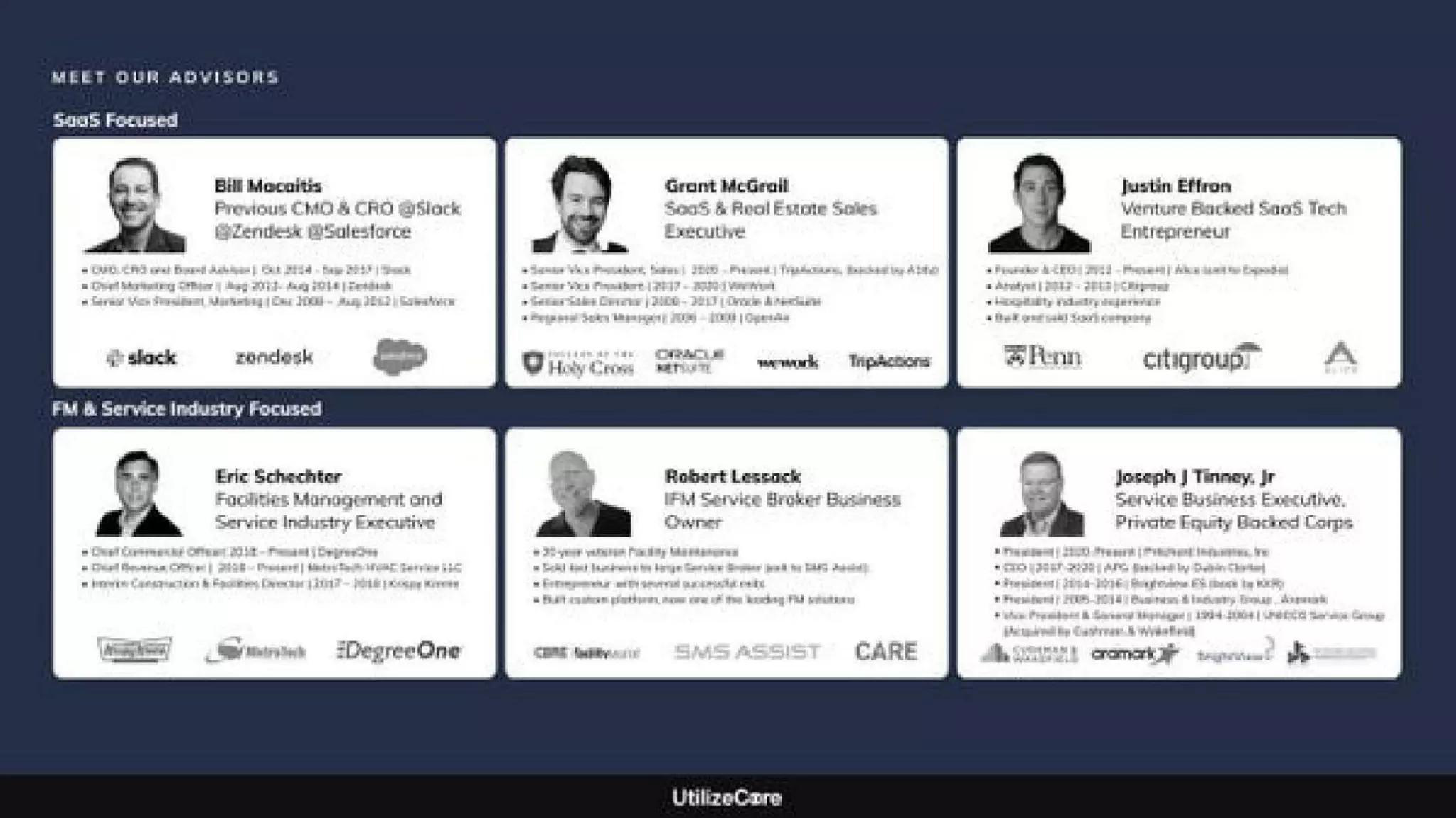 UtilizeCore Pitch Deck — page 8