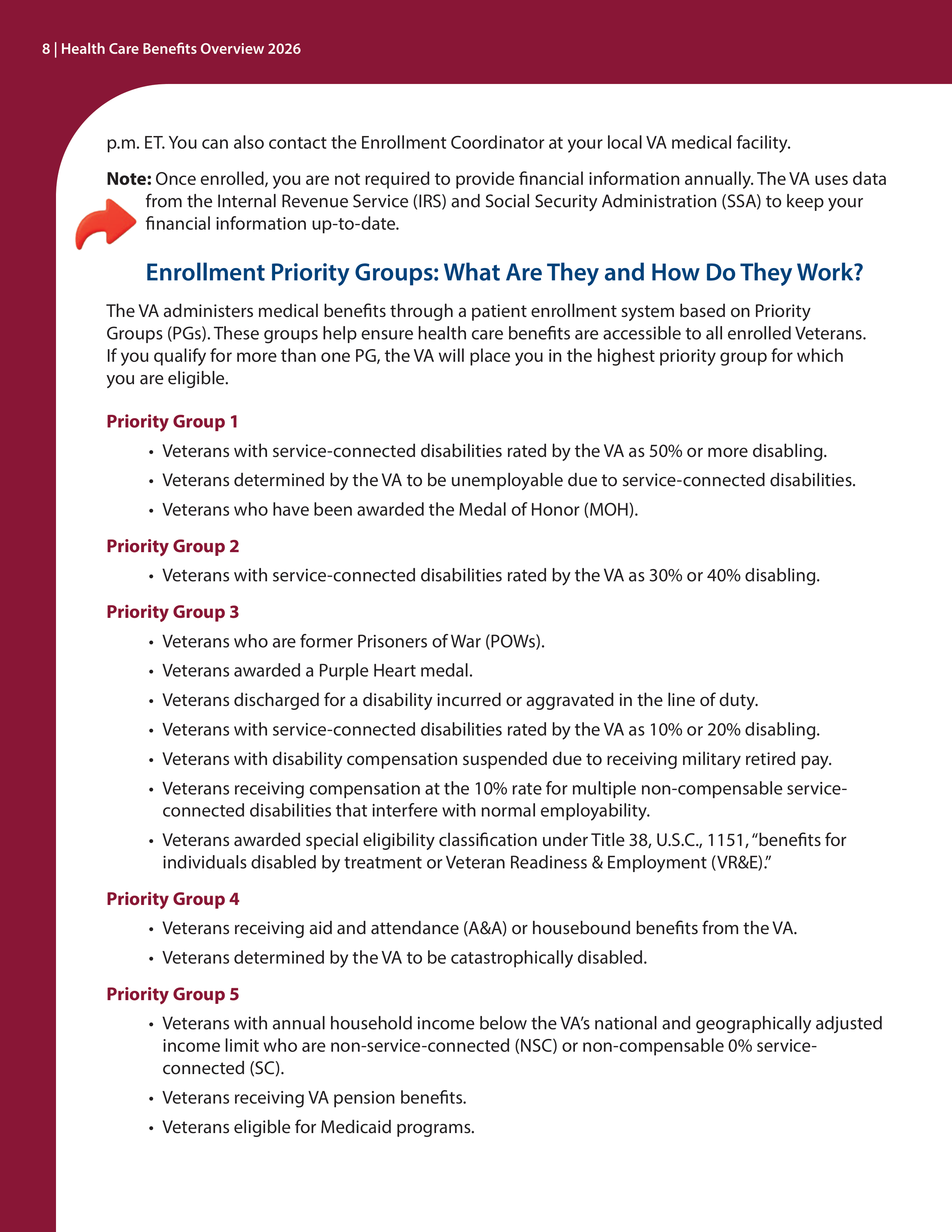 VA Veterans Health Benefits Handbook — page 10