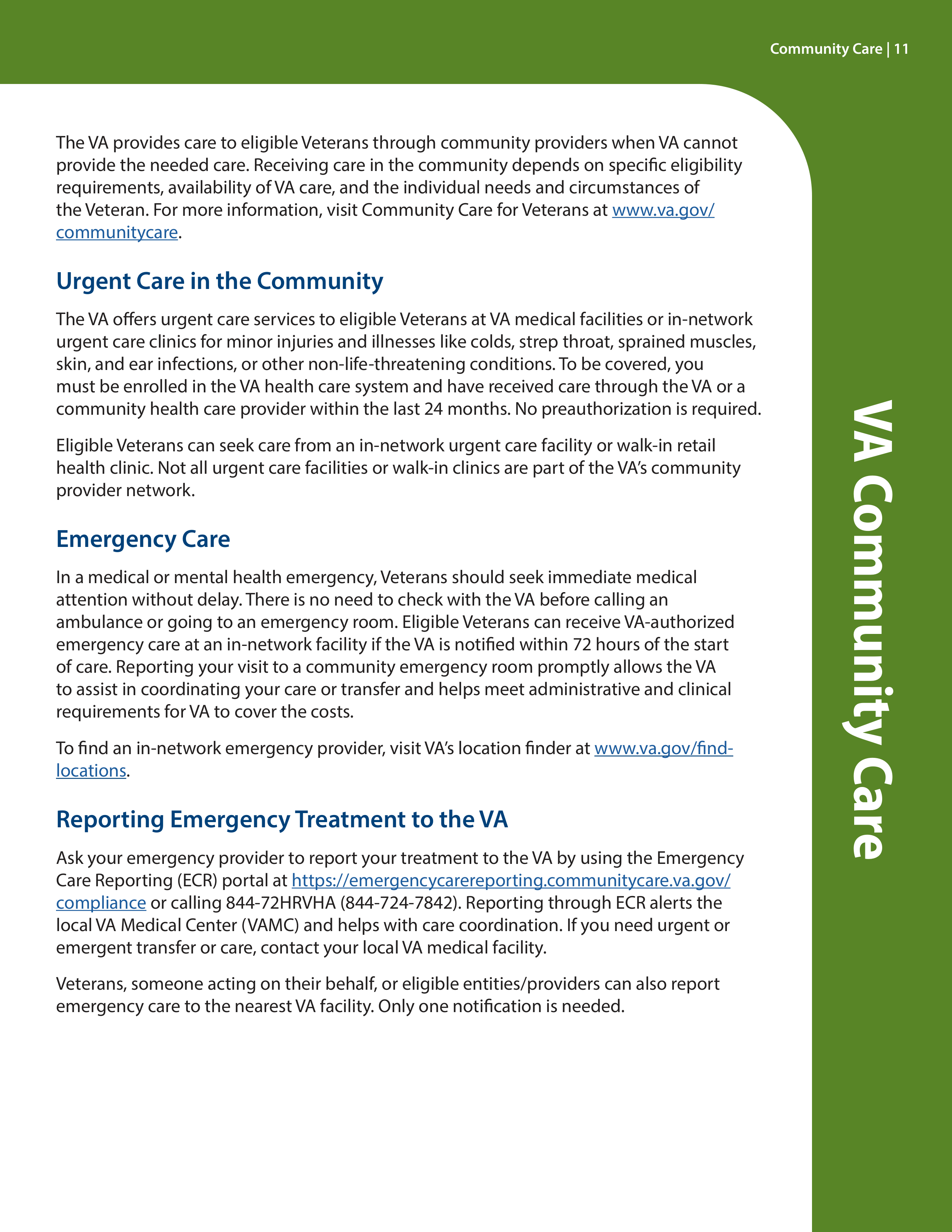 VA Veterans Health Benefits Handbook — page 13