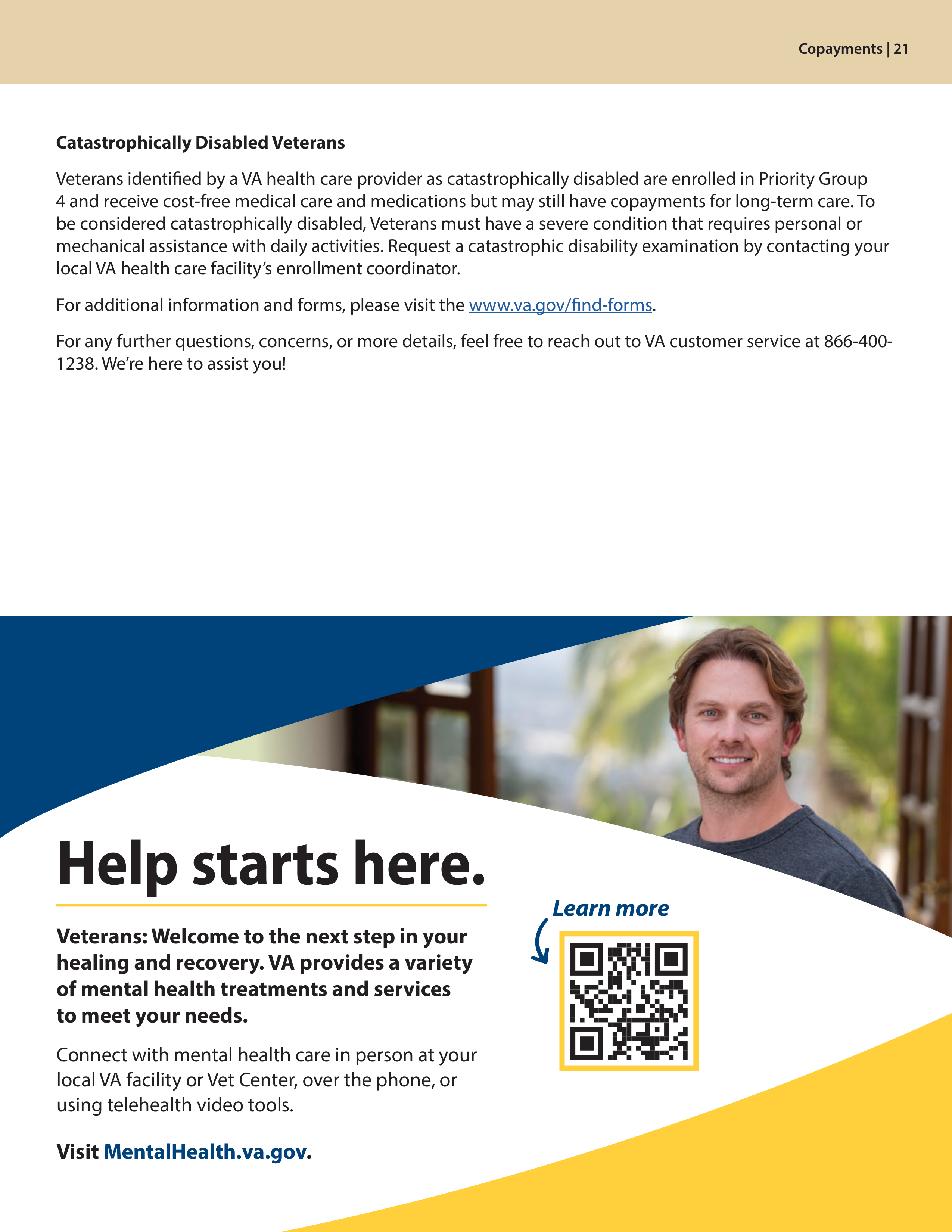 VA Veterans Health Benefits Handbook — page 23