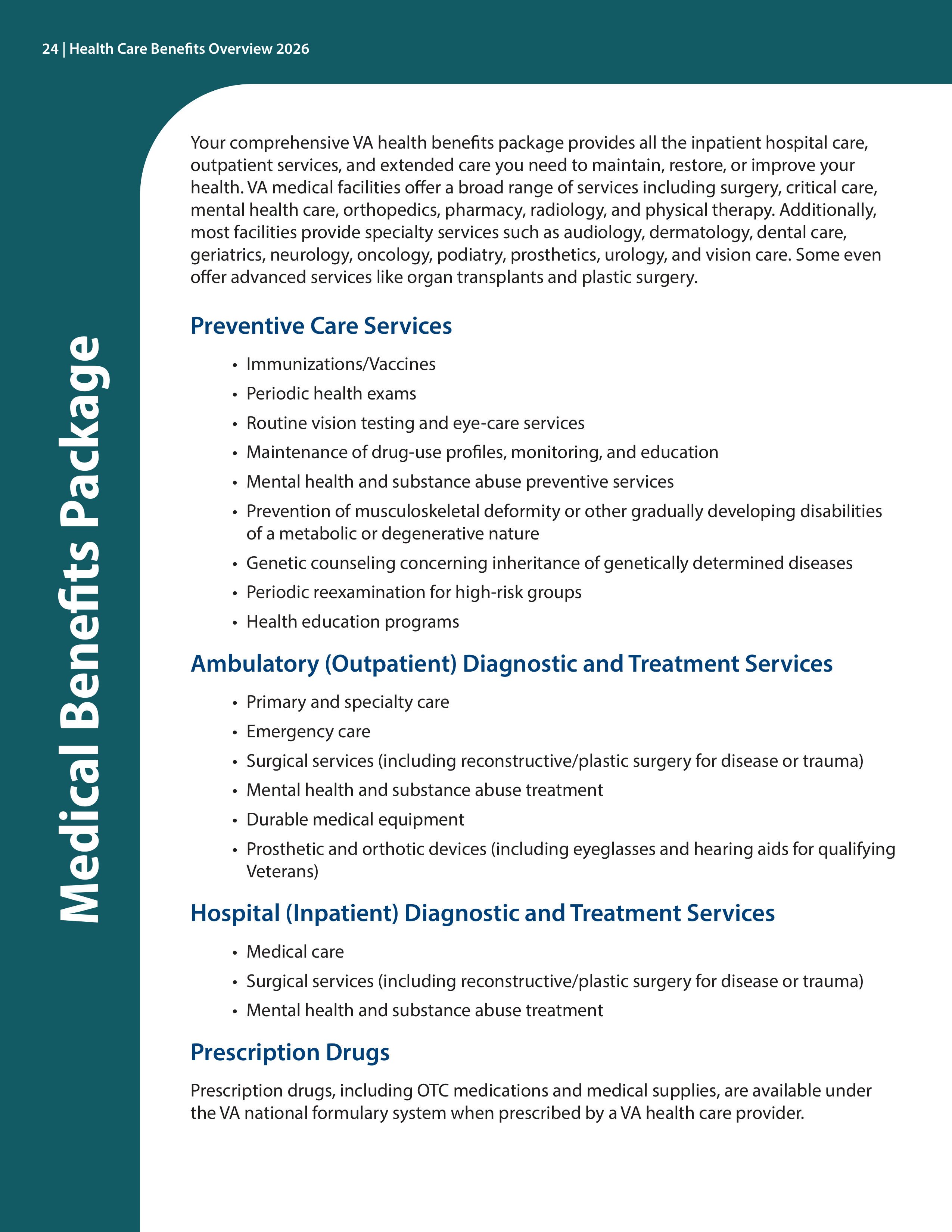VA Veterans Health Benefits Handbook — page 26