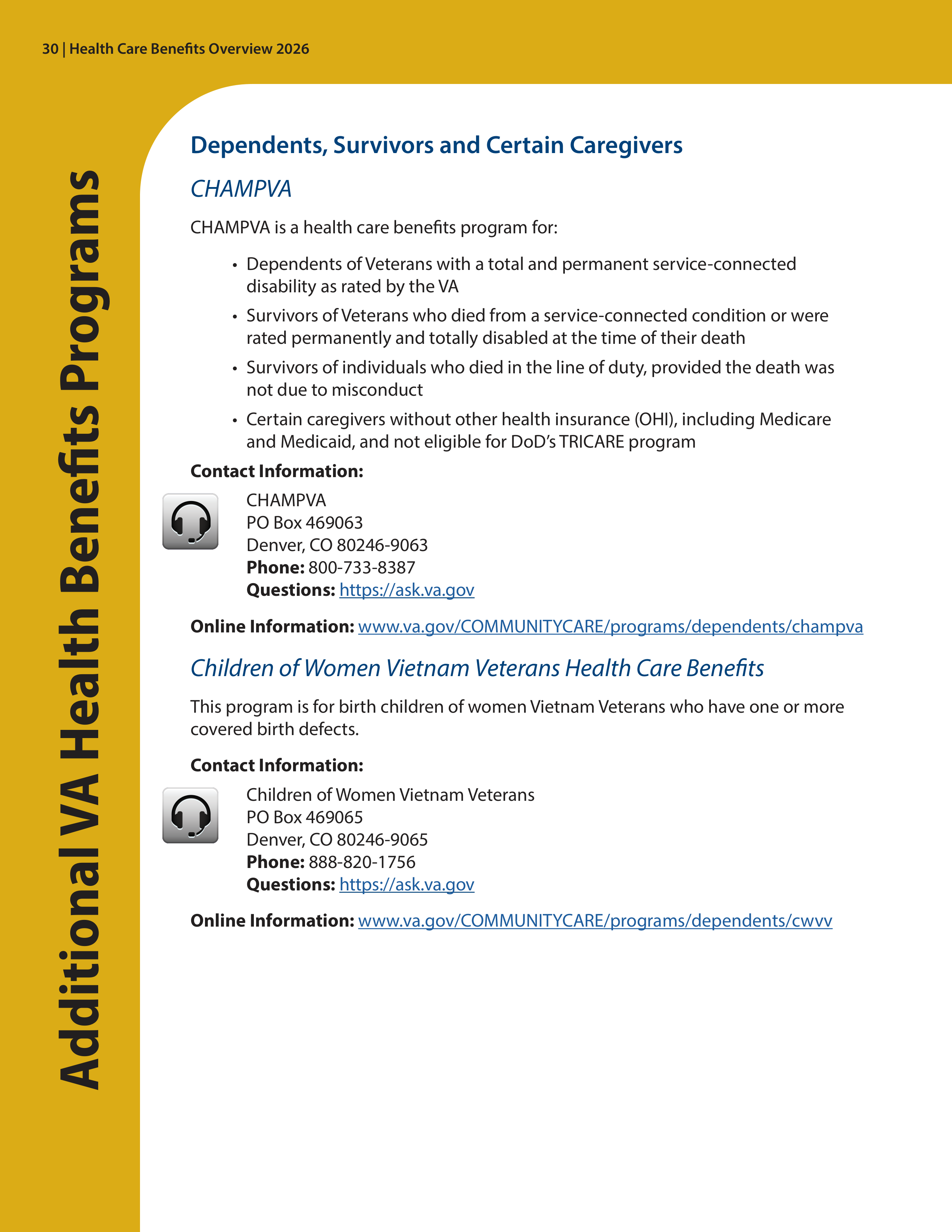 VA Veterans Health Benefits Handbook — page 32