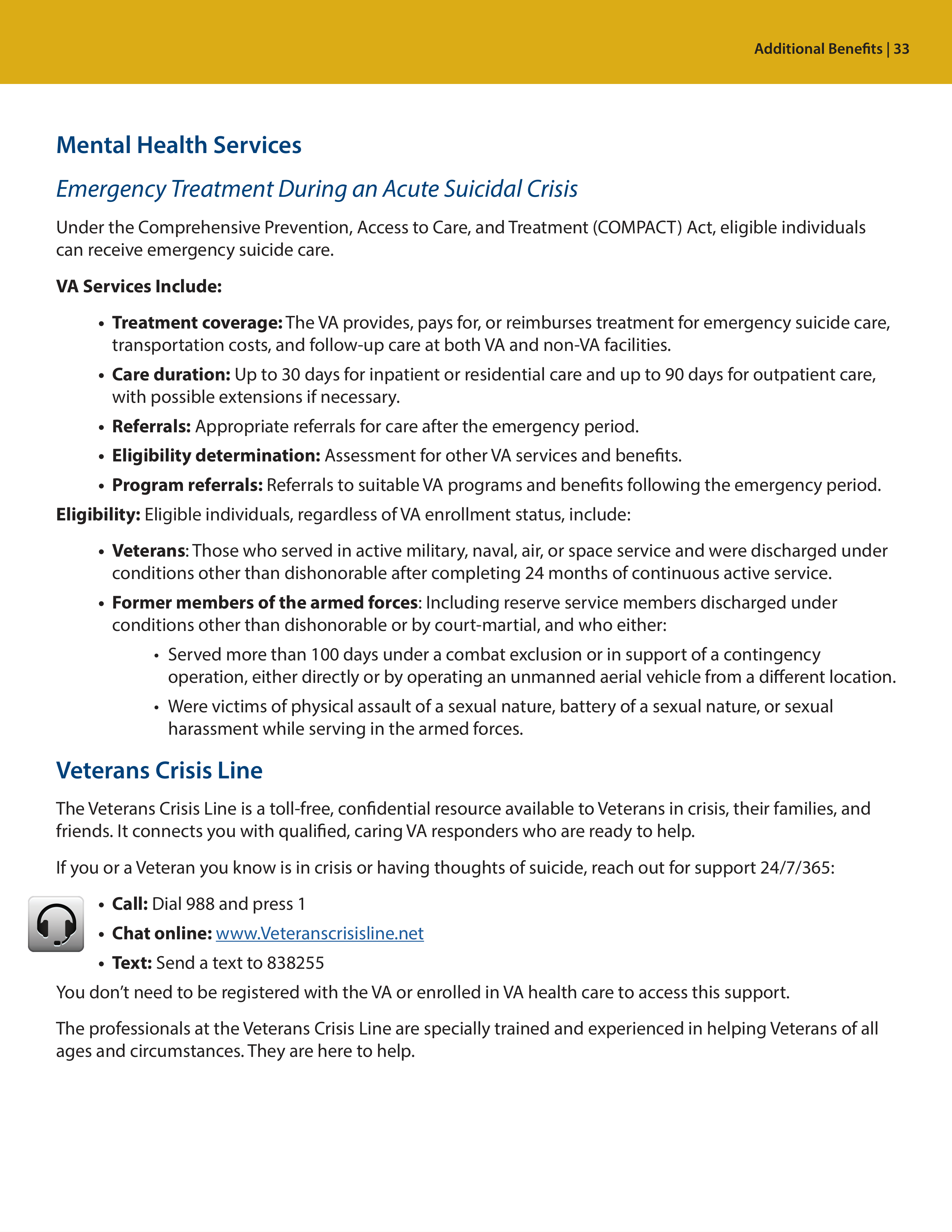 VA Veterans Health Benefits Handbook — page 35