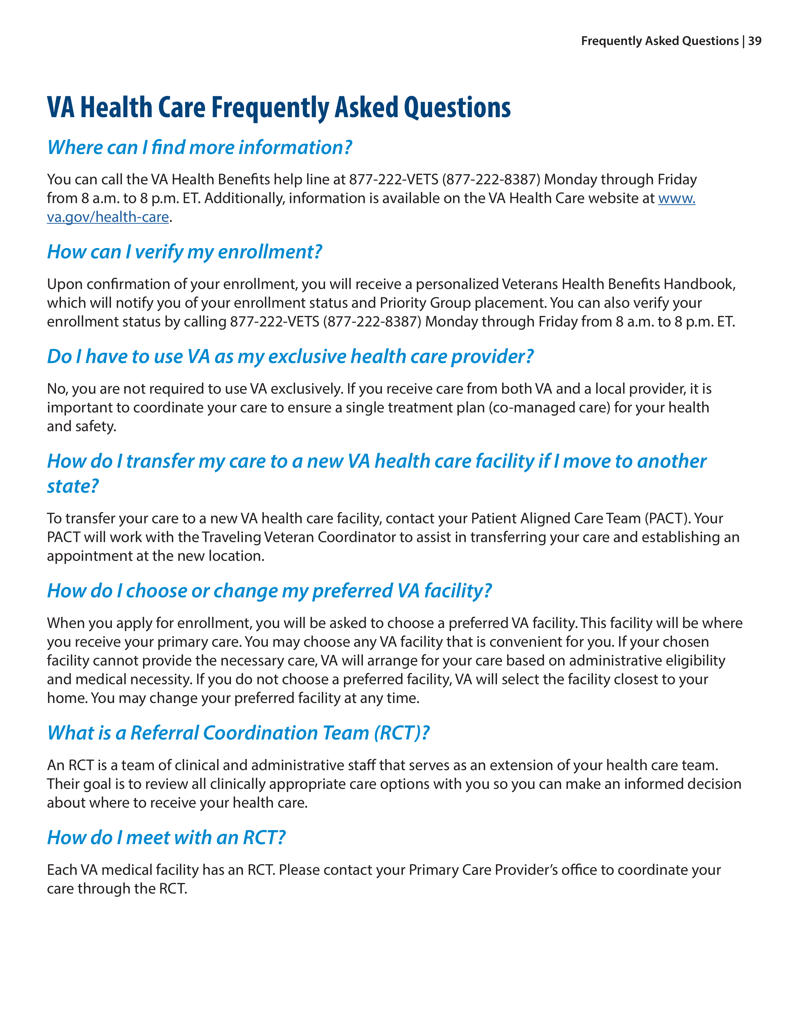 VA Veterans Health Benefits Handbook — page 41