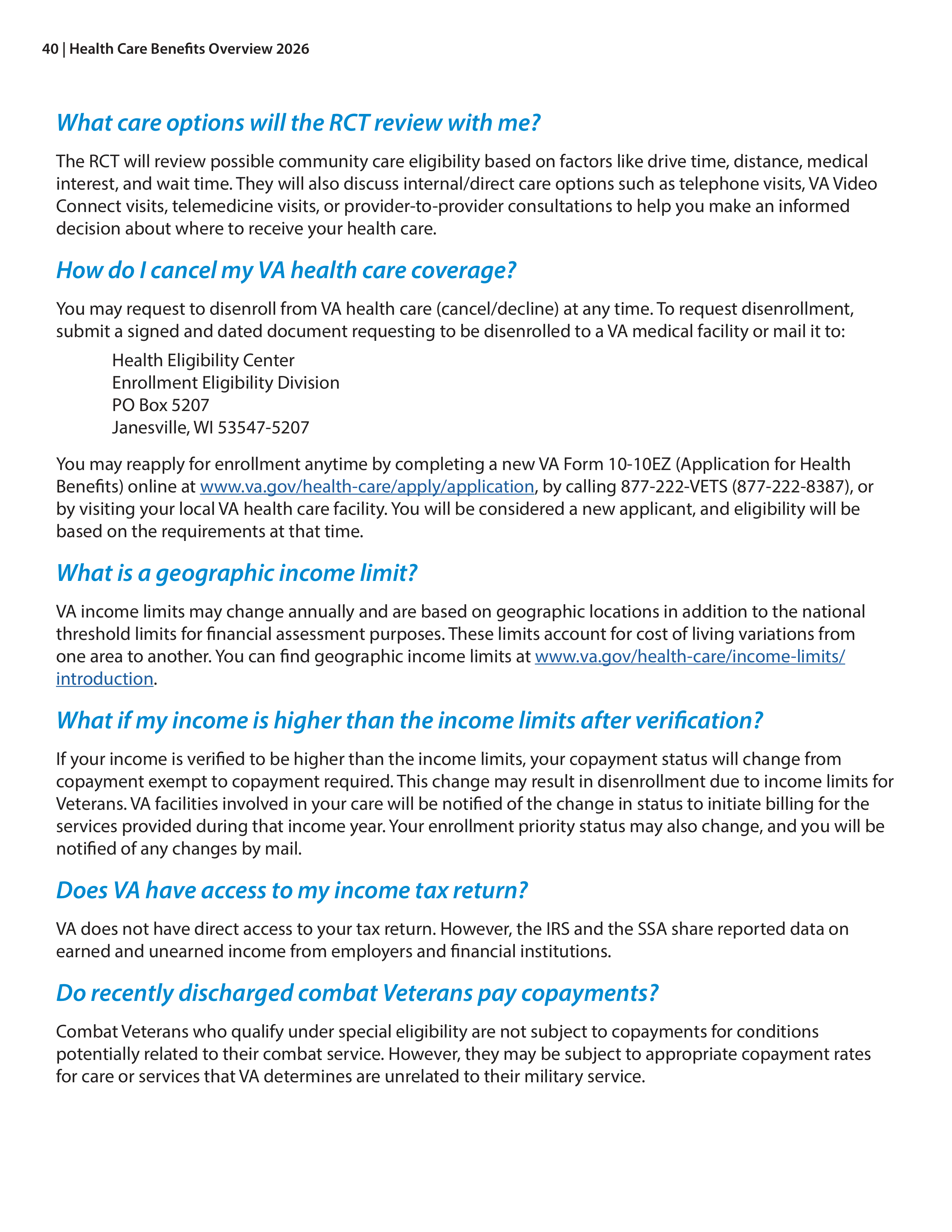 VA Veterans Health Benefits Handbook — page 42