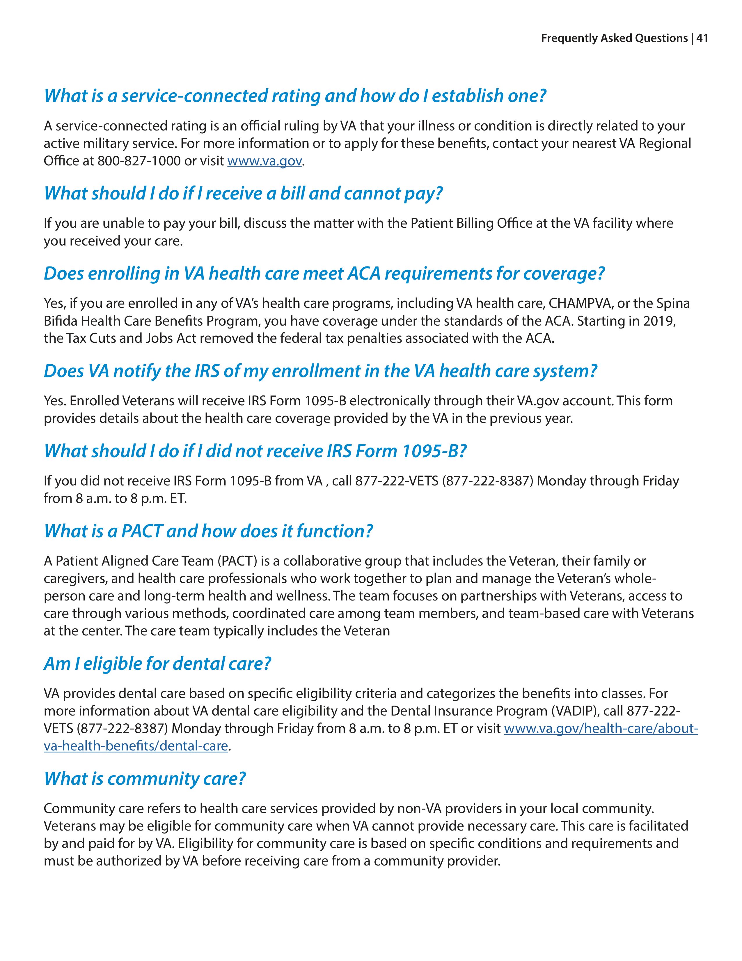 VA Veterans Health Benefits Handbook — page 43