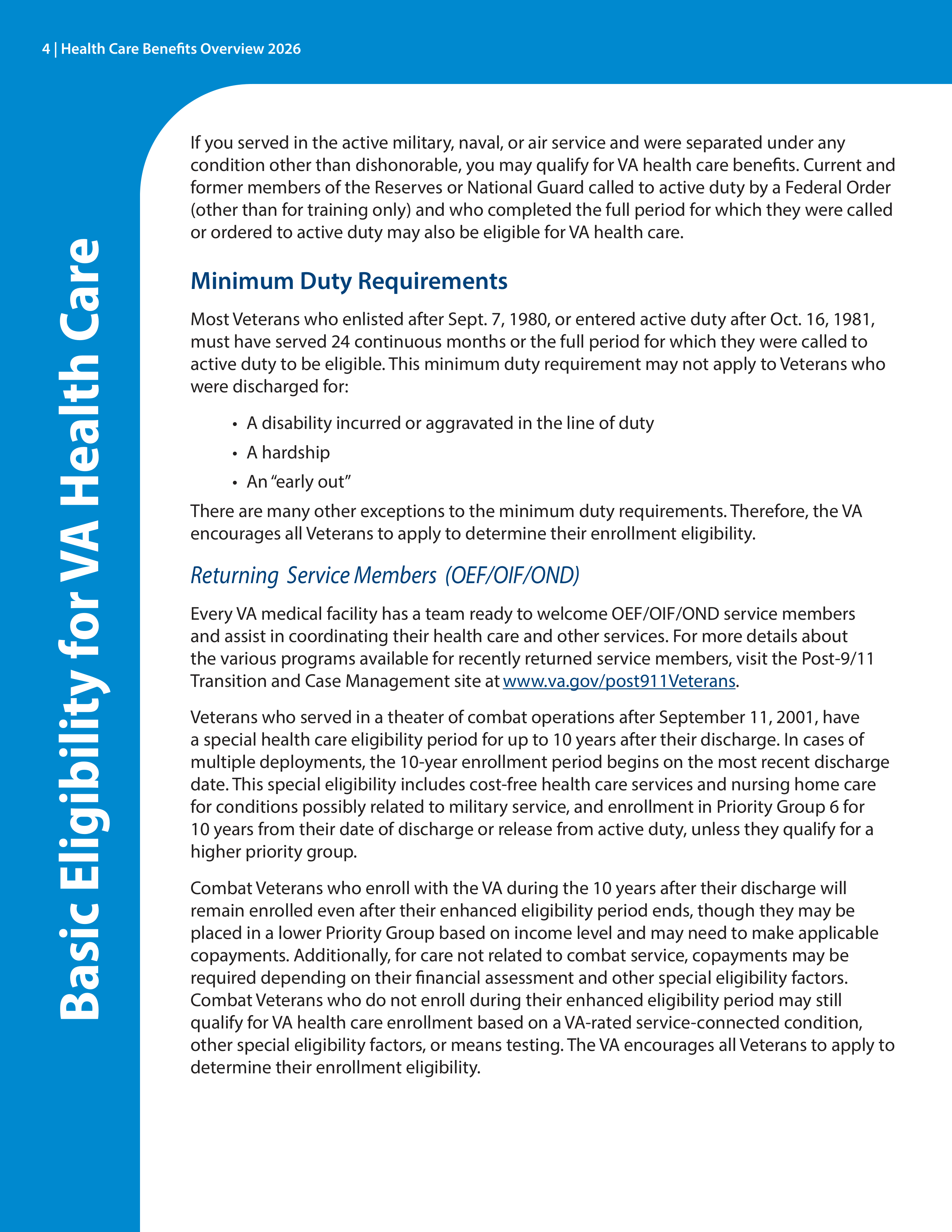 VA Veterans Health Benefits Handbook — page 6