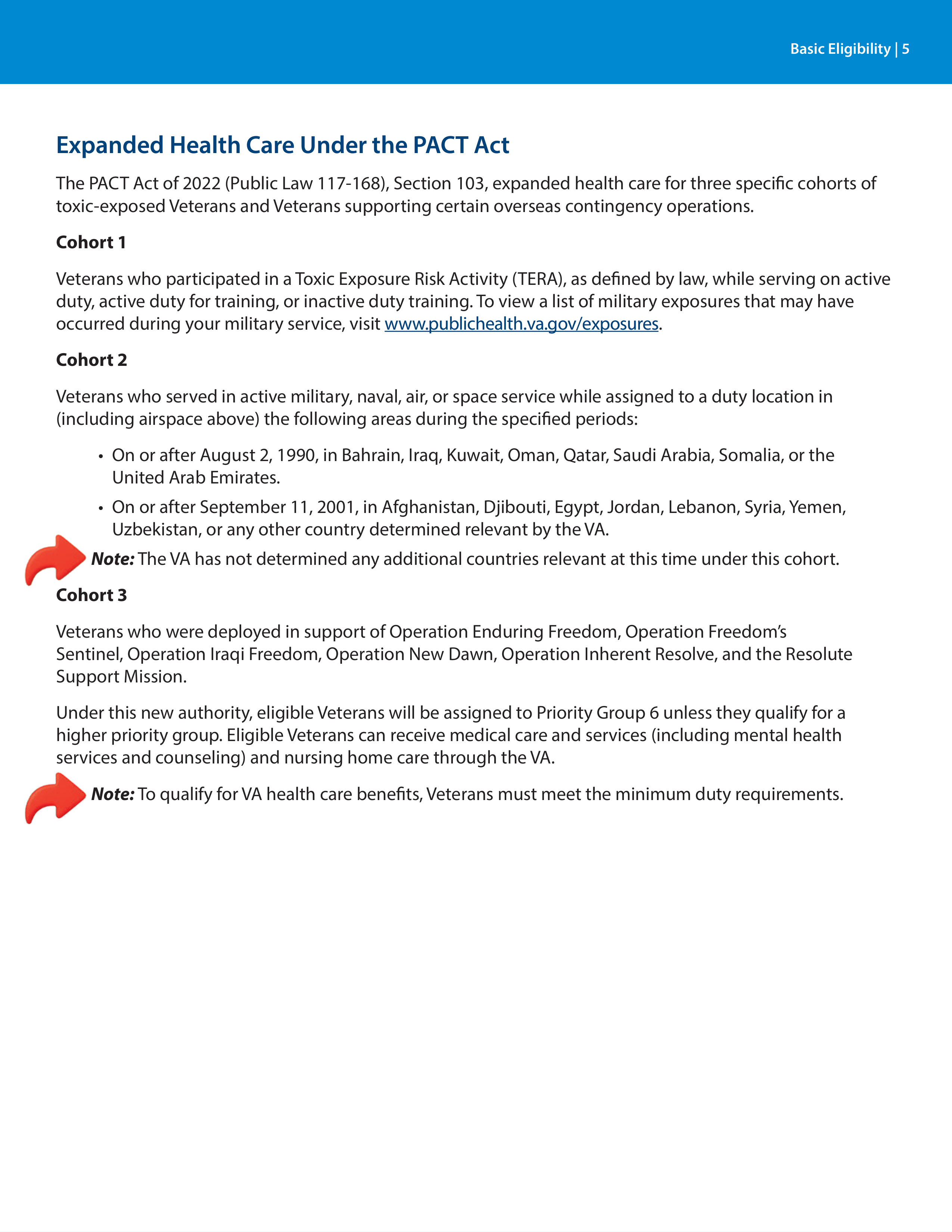 VA Veterans Health Benefits Handbook — page 7