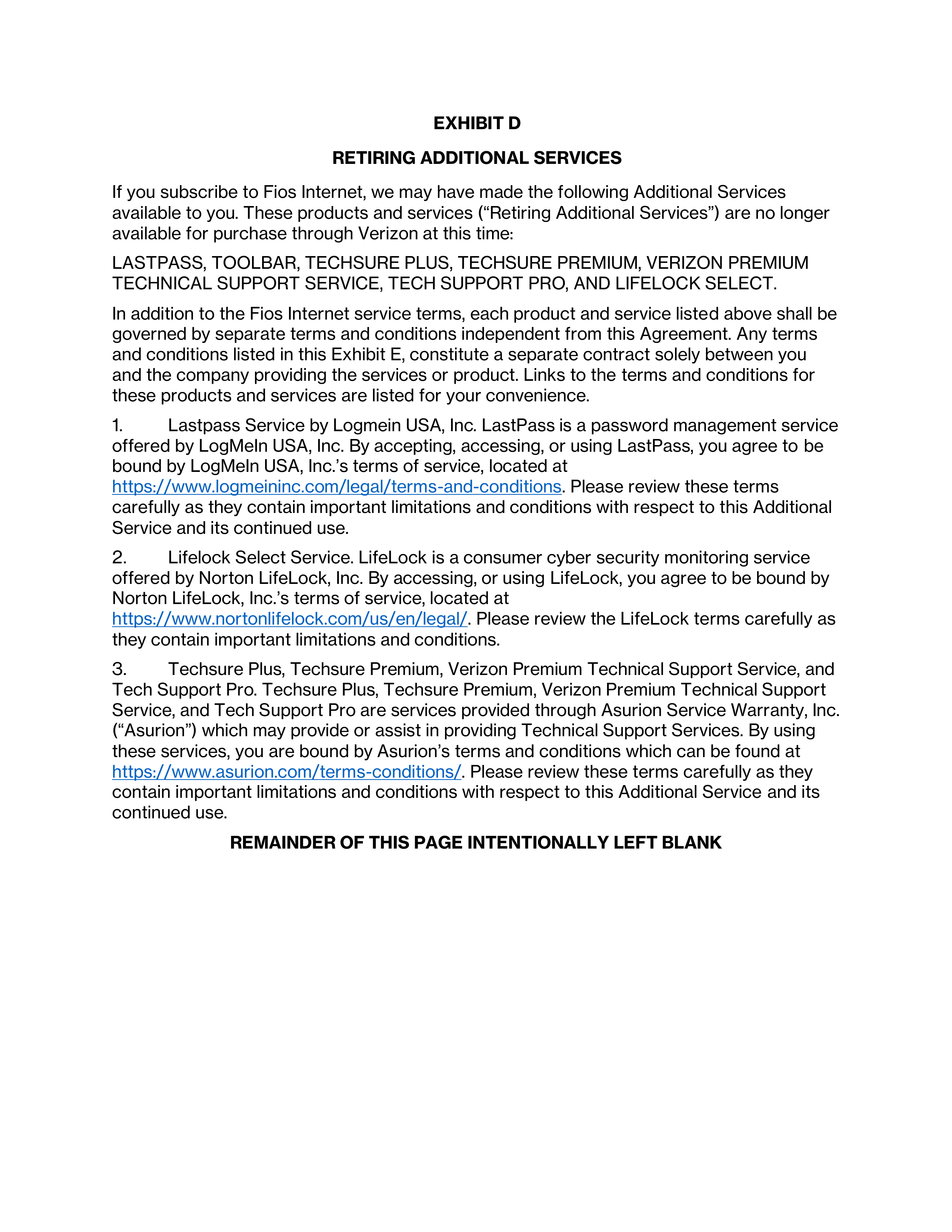VERIZON CUSTOMER AGREEMENT — page 32