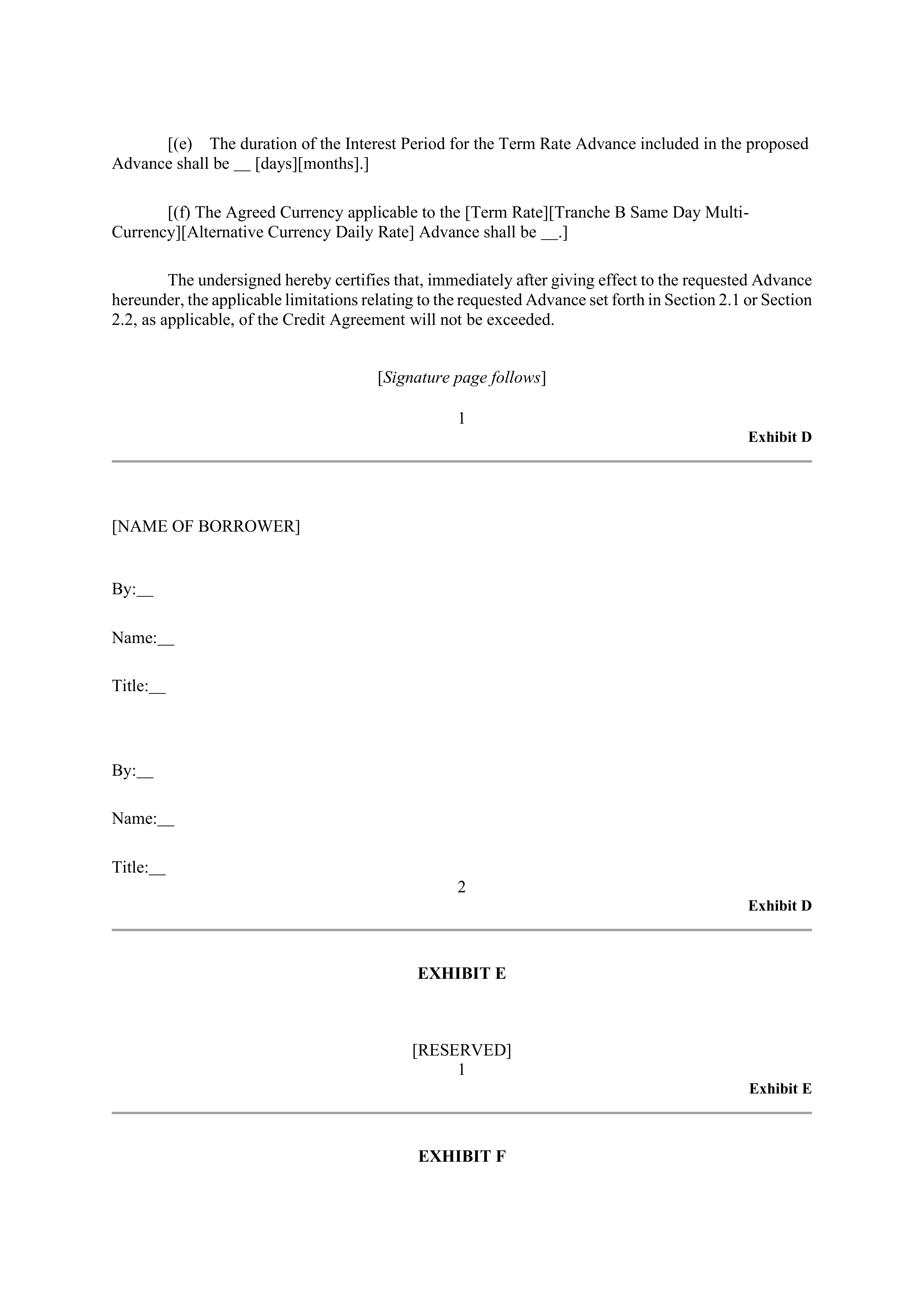 VISA AMENDED AND RESTATED FIVE YEAR REVOLVING CREDIT AGREEMENT — page 113