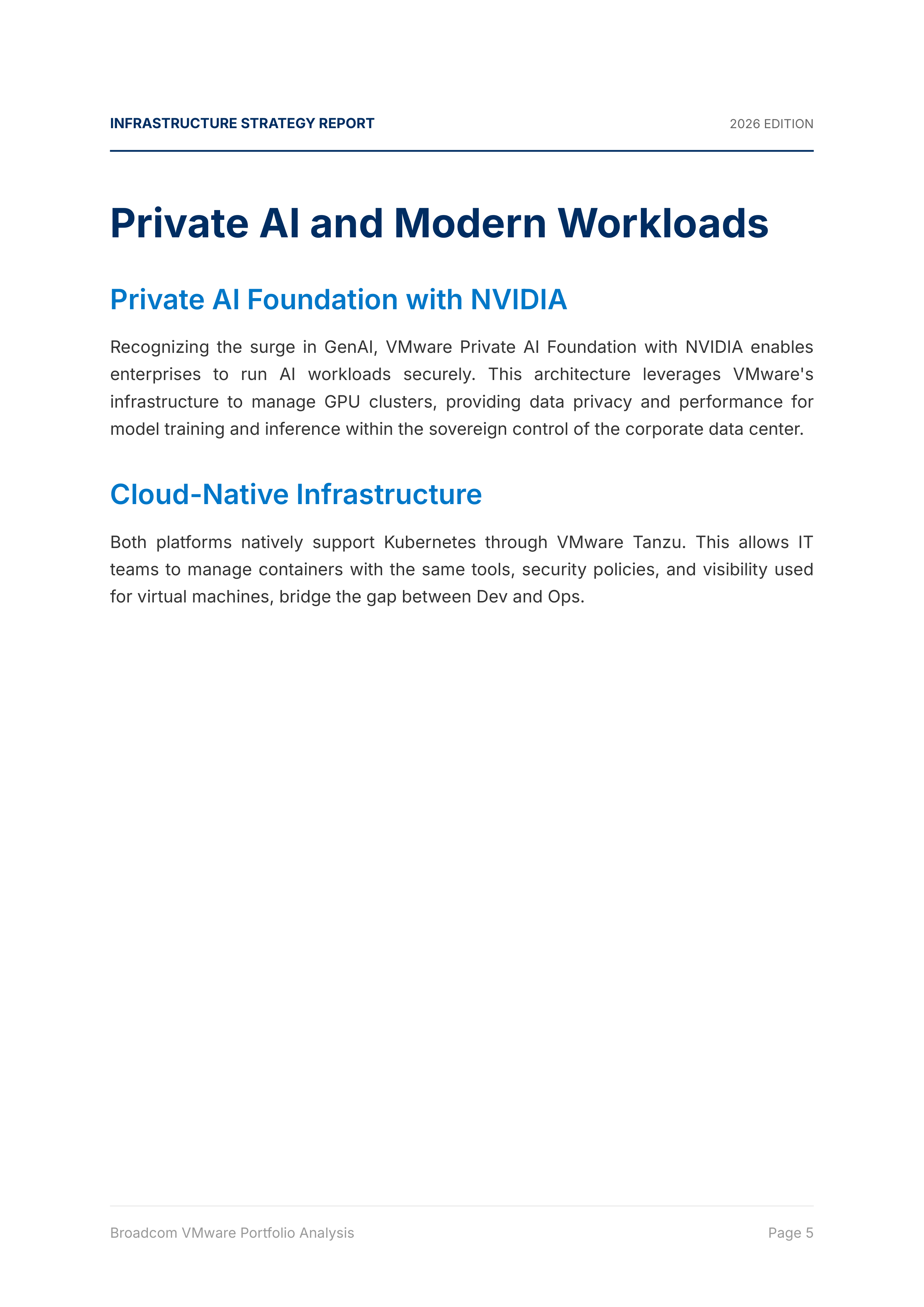 VMware Cloud Foundation & vSphere Infrastructure Portfolio — page 5
