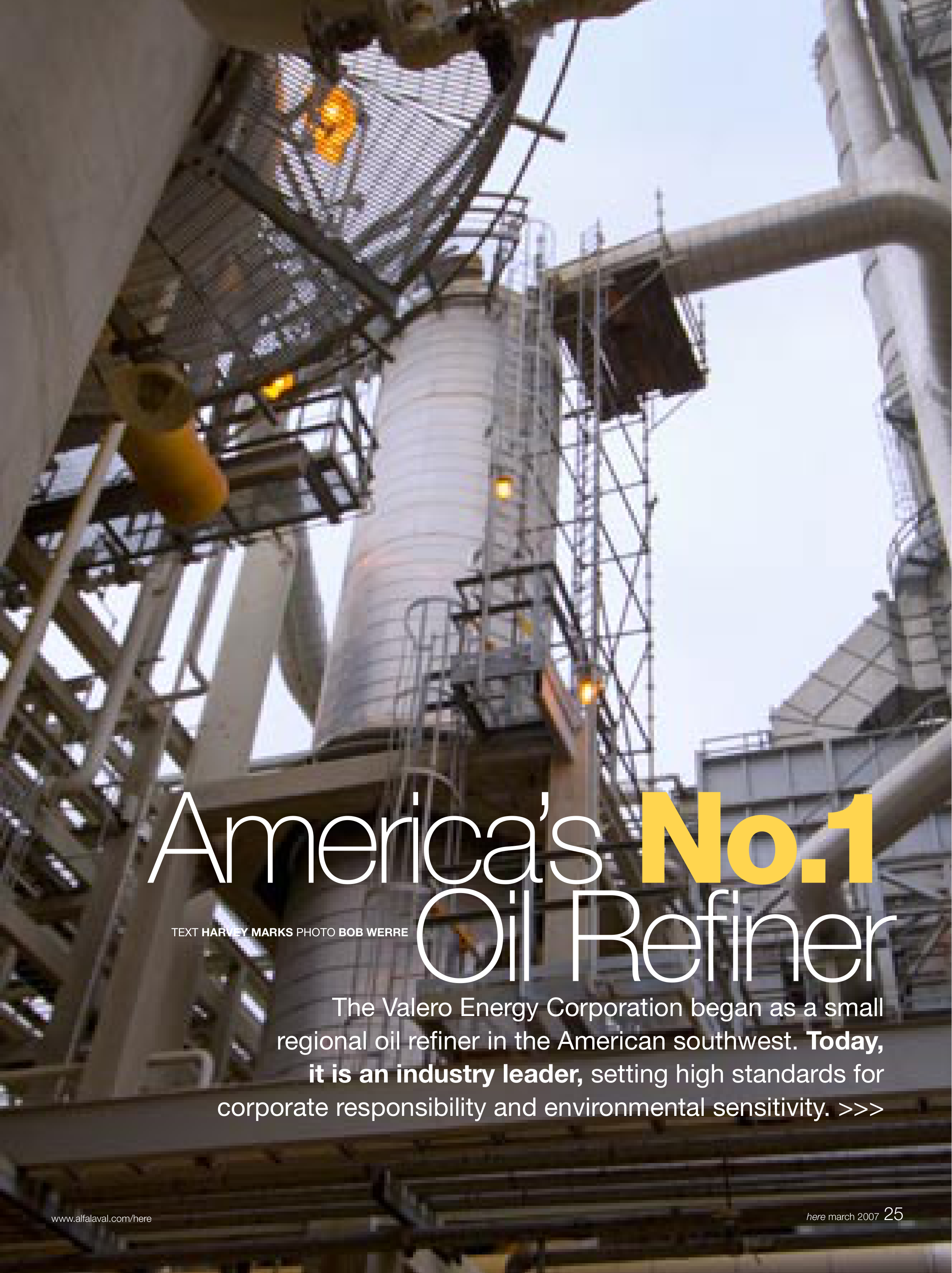 Valero Oil Refining Magazine — page 1