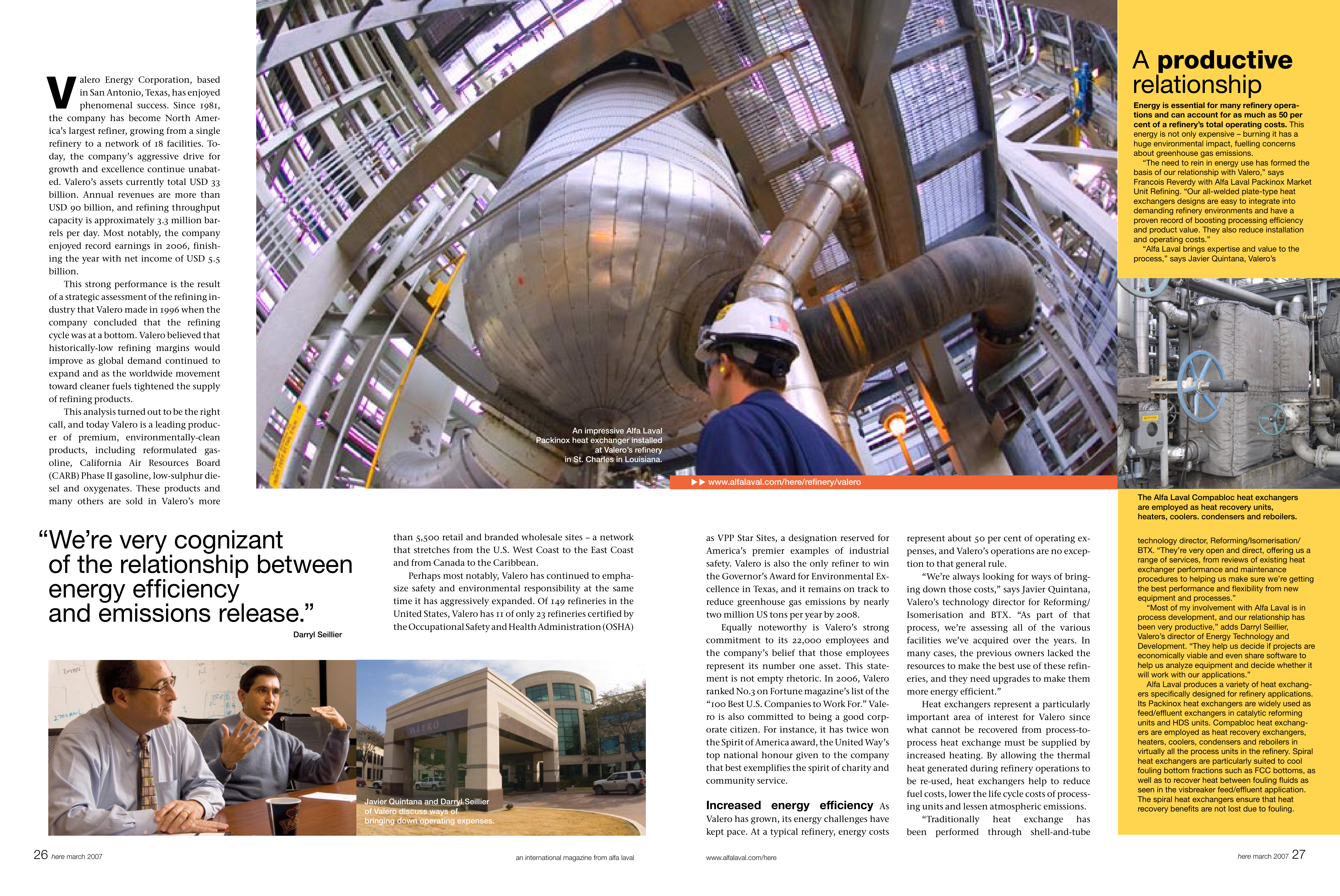 Valero Oil Refining Magazine — page 2
