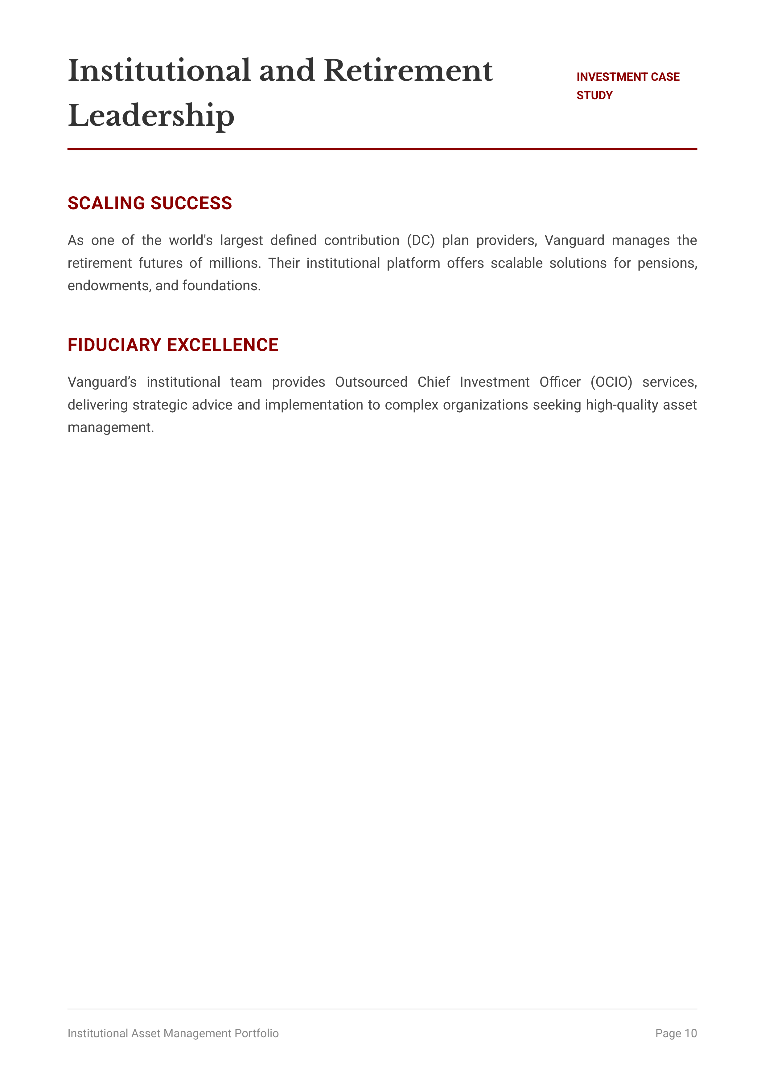 Vanguard Group All-Market Investment Portfolio — page 10
