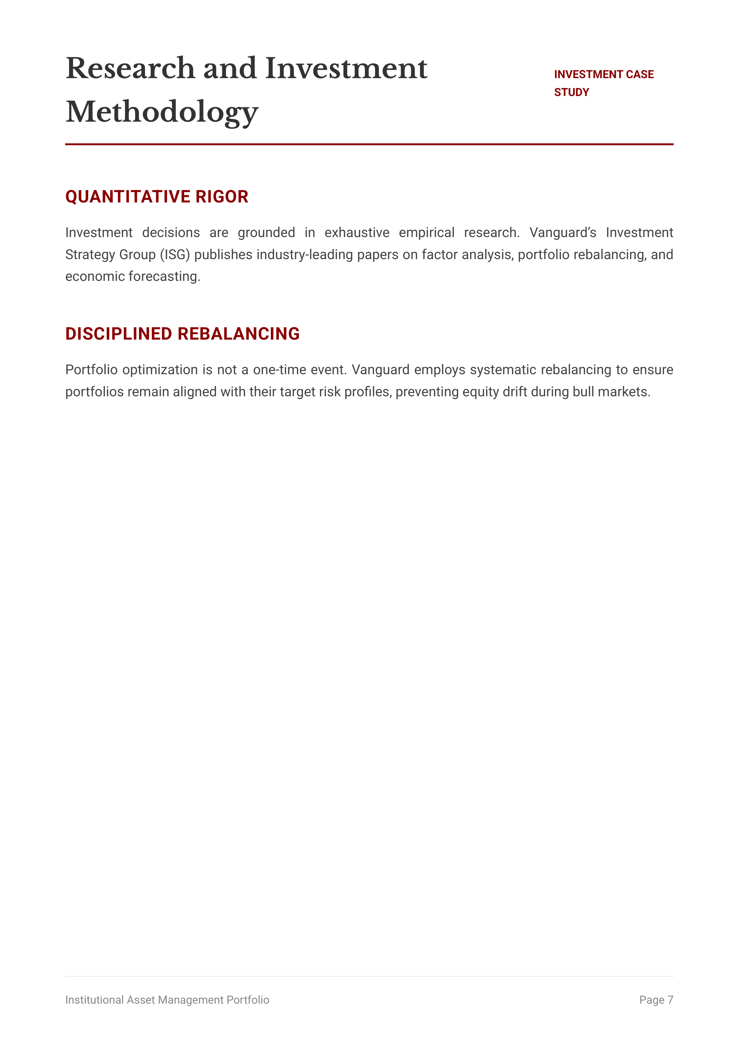 Vanguard Group All-Market Investment Portfolio — page 7