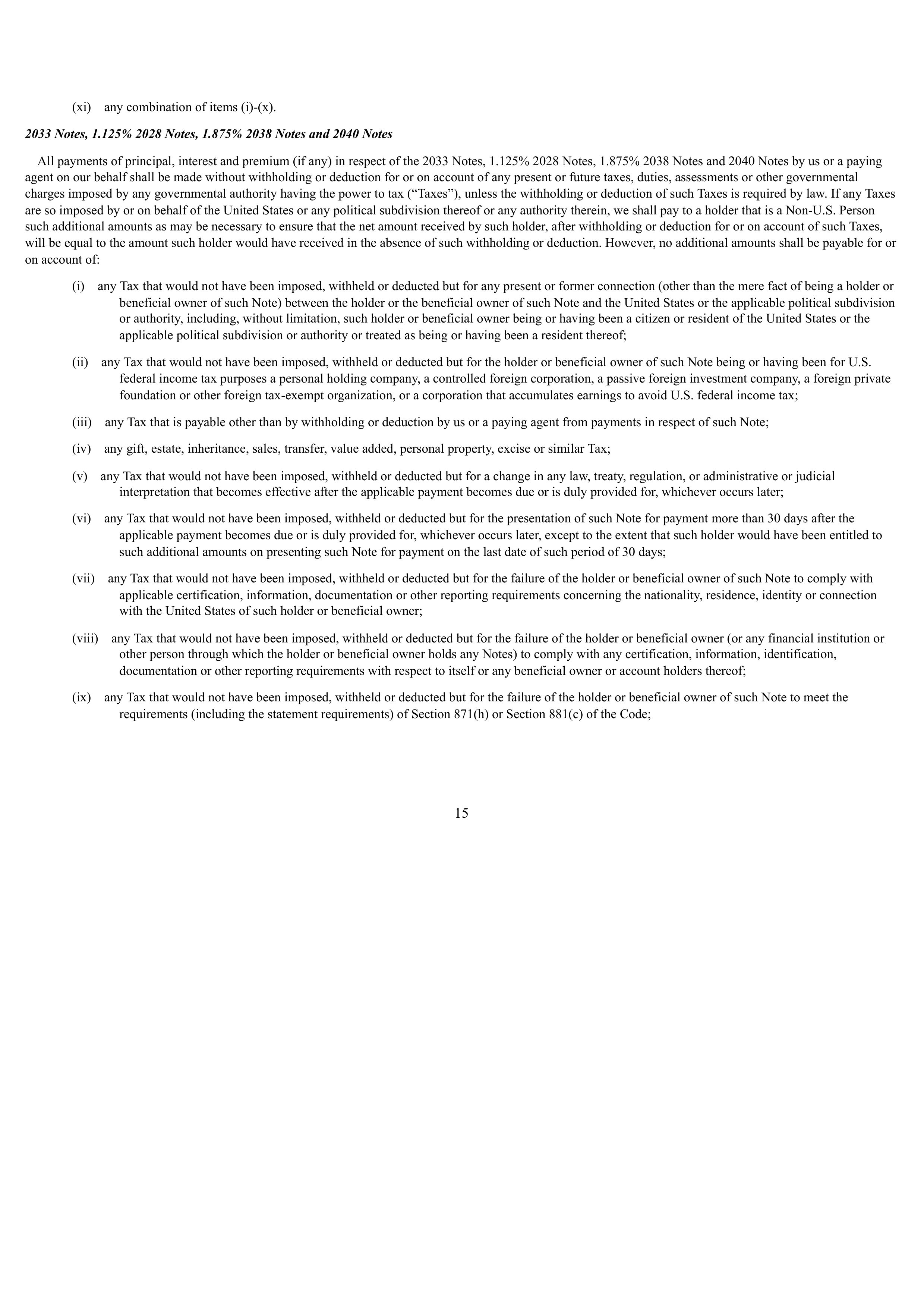 Verizon Annual Report — page 130