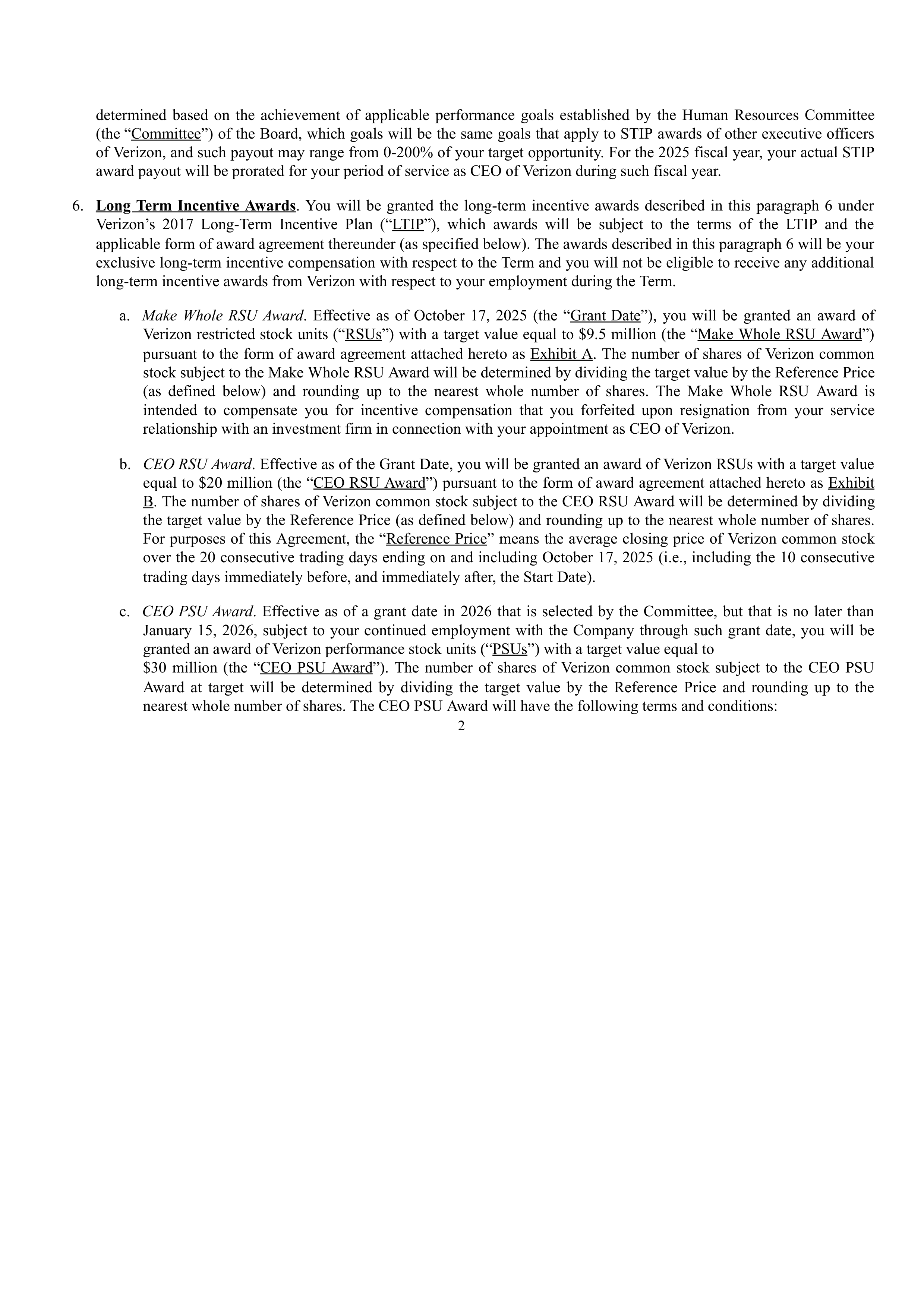 Verizon Annual Report — page 181