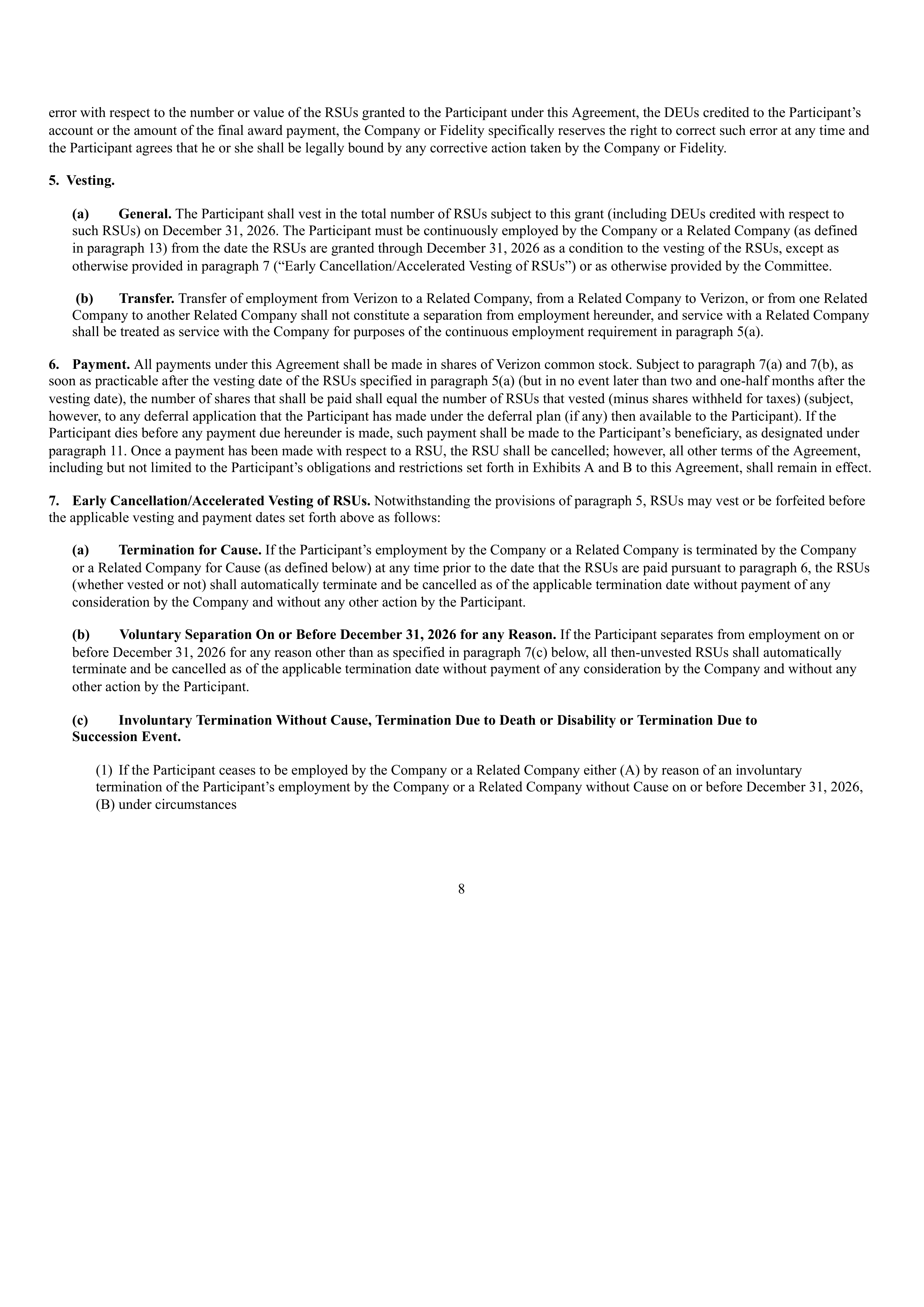 Verizon Annual Report — page 187