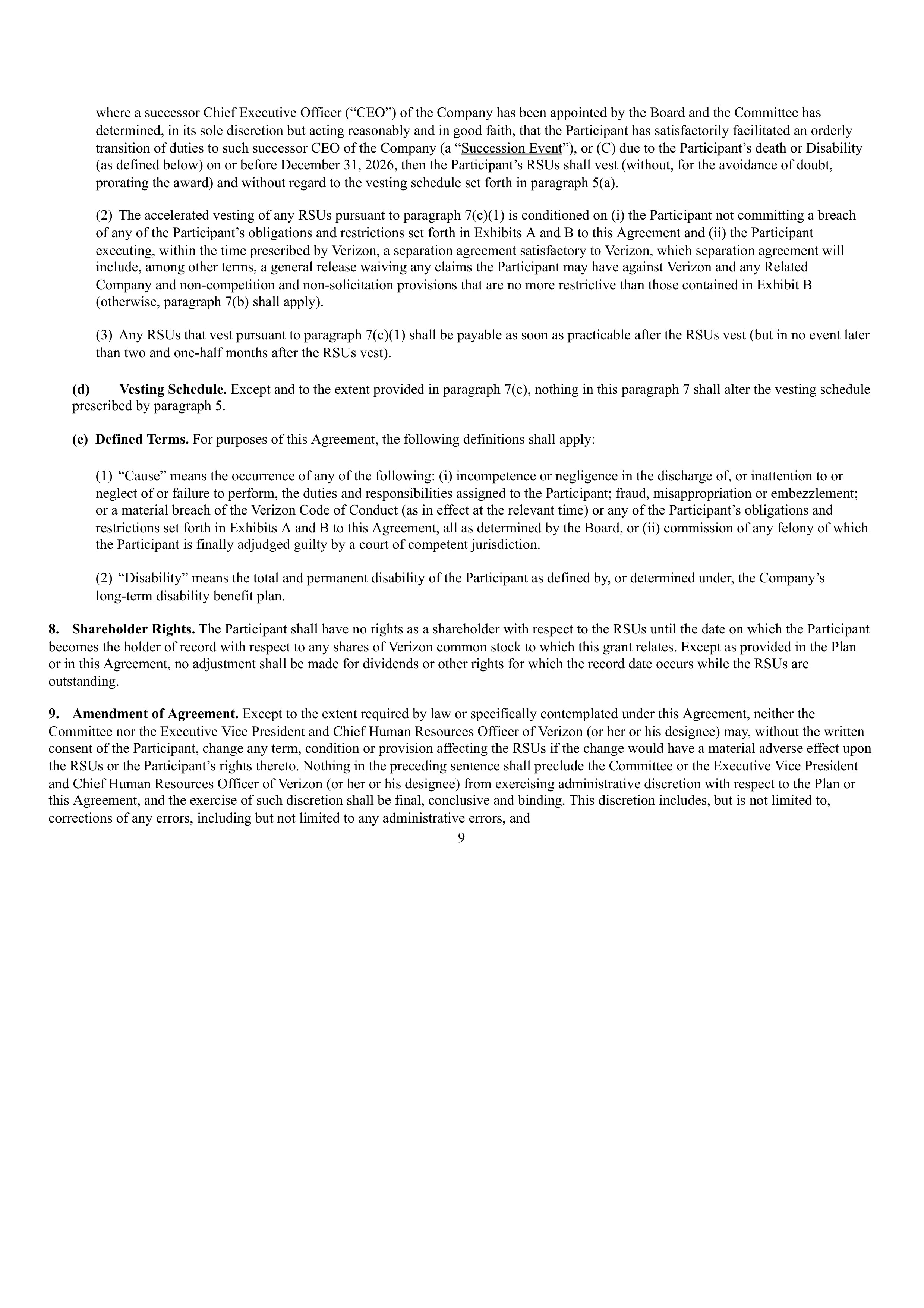 Verizon Annual Report — page 188