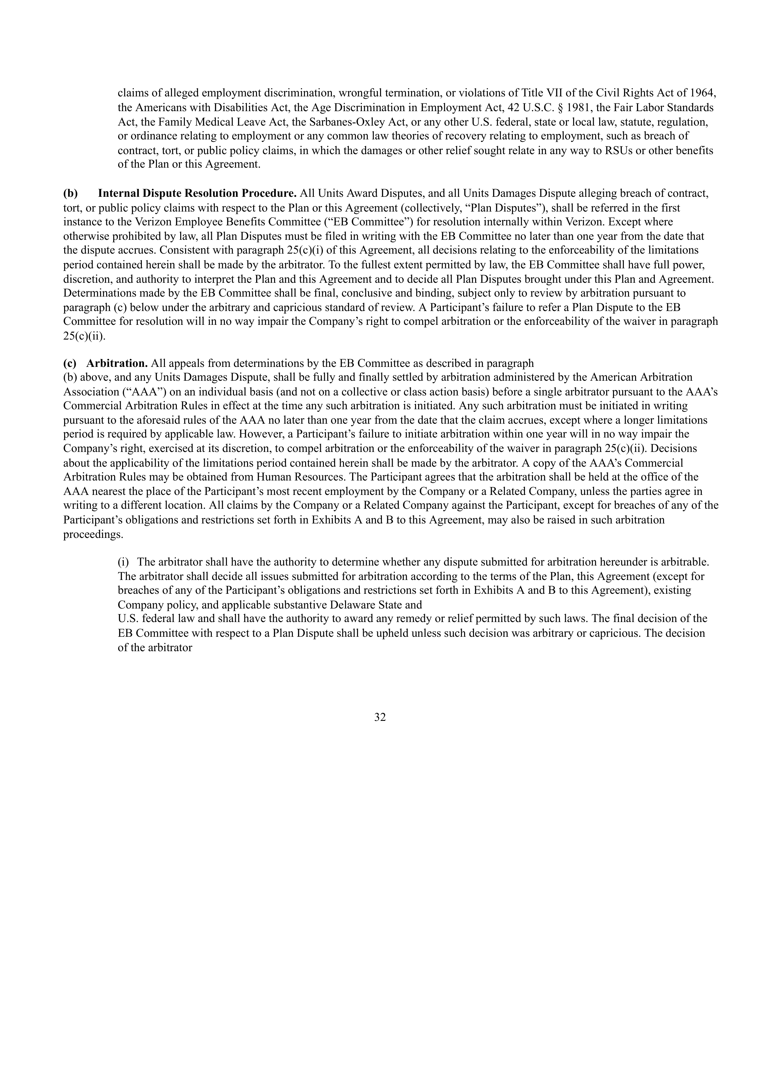 Verizon Annual Report — page 211