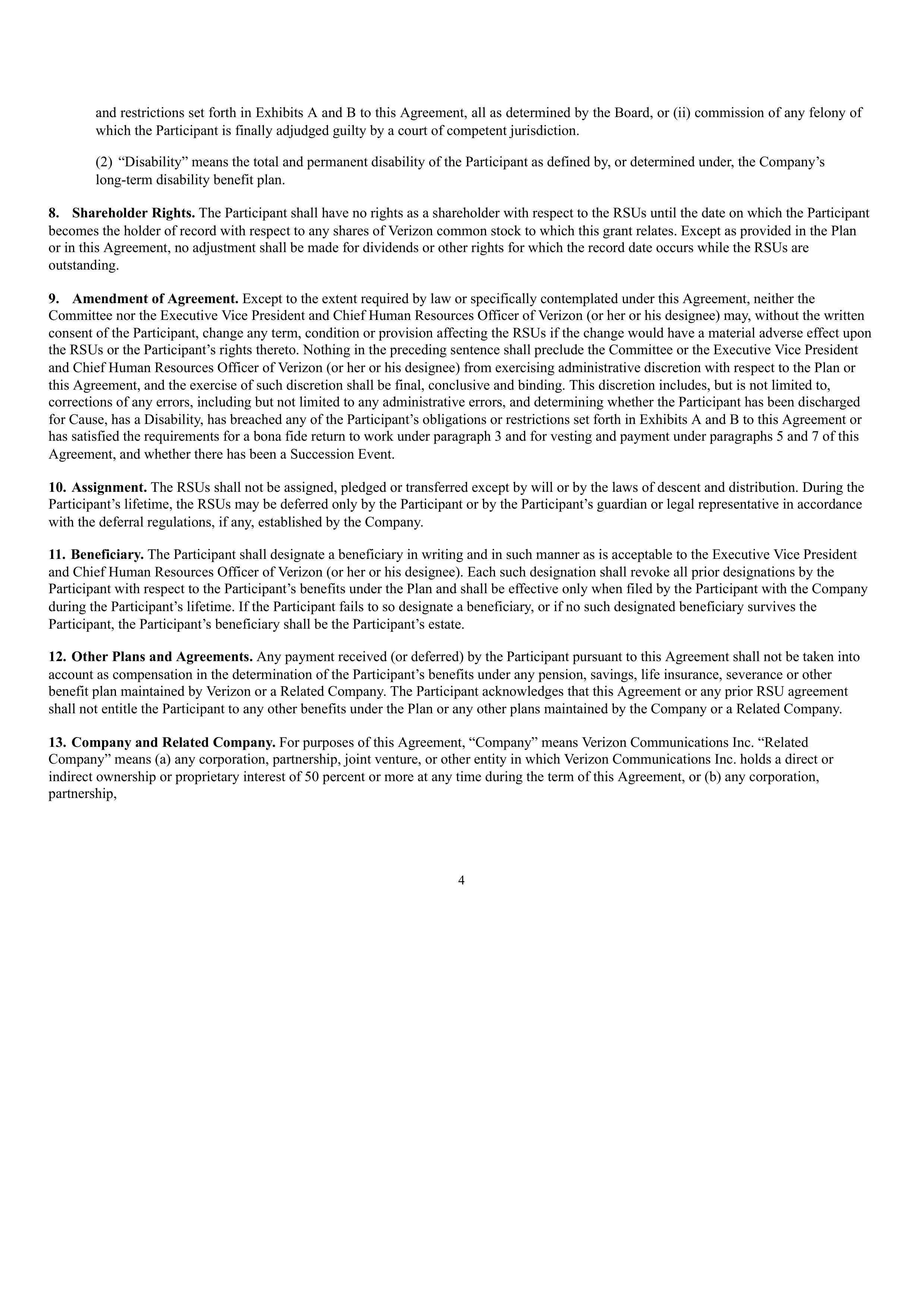 Verizon Annual Report — page 252