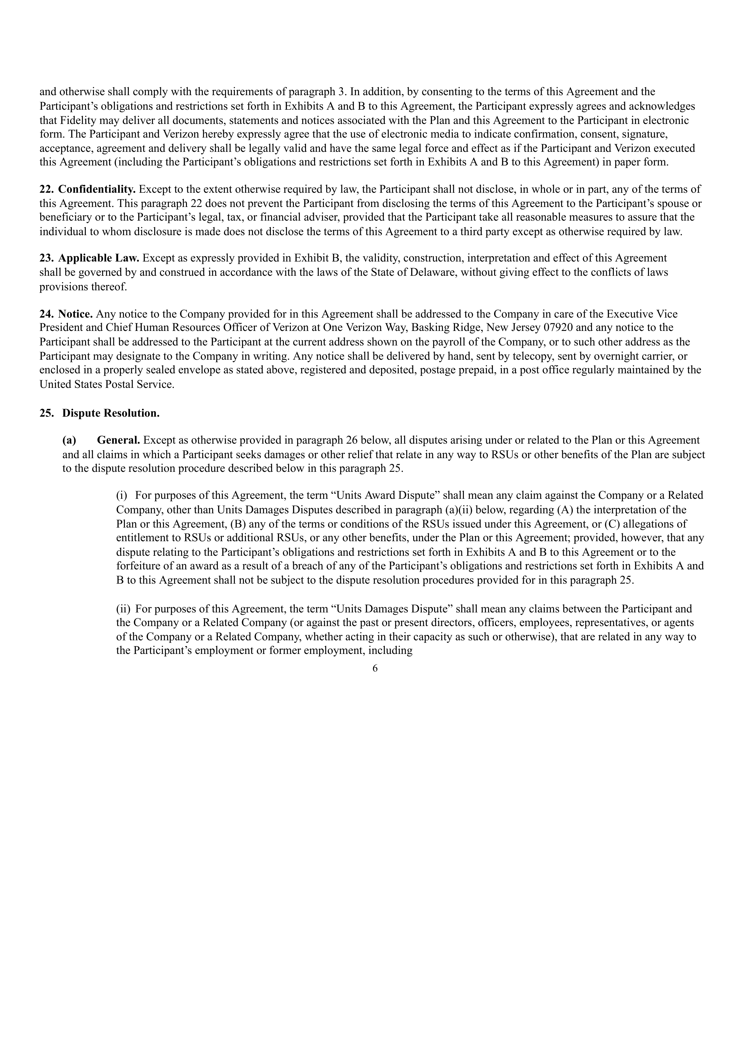 Verizon Annual Report — page 254
