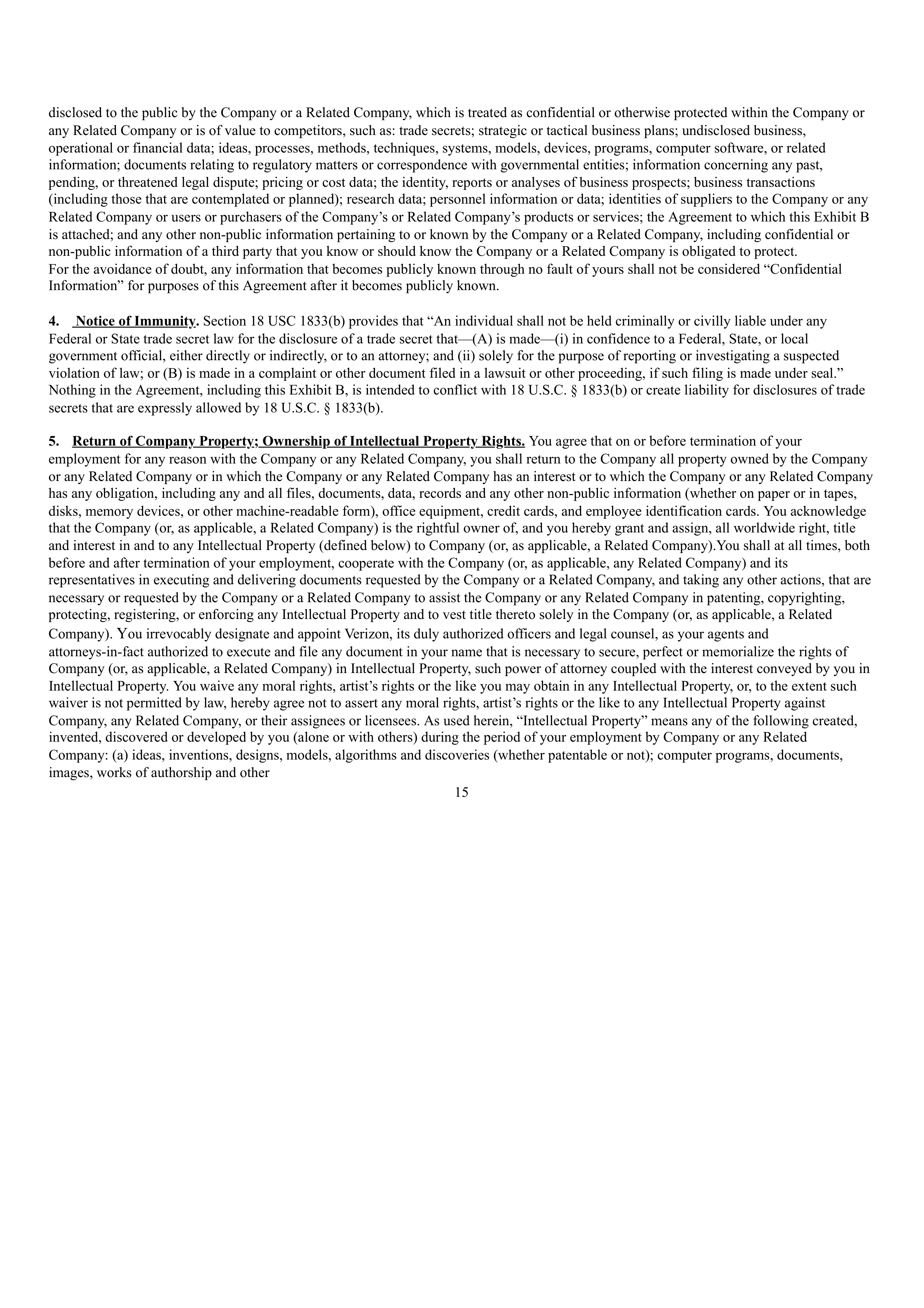 Verizon Annual Report — page 282