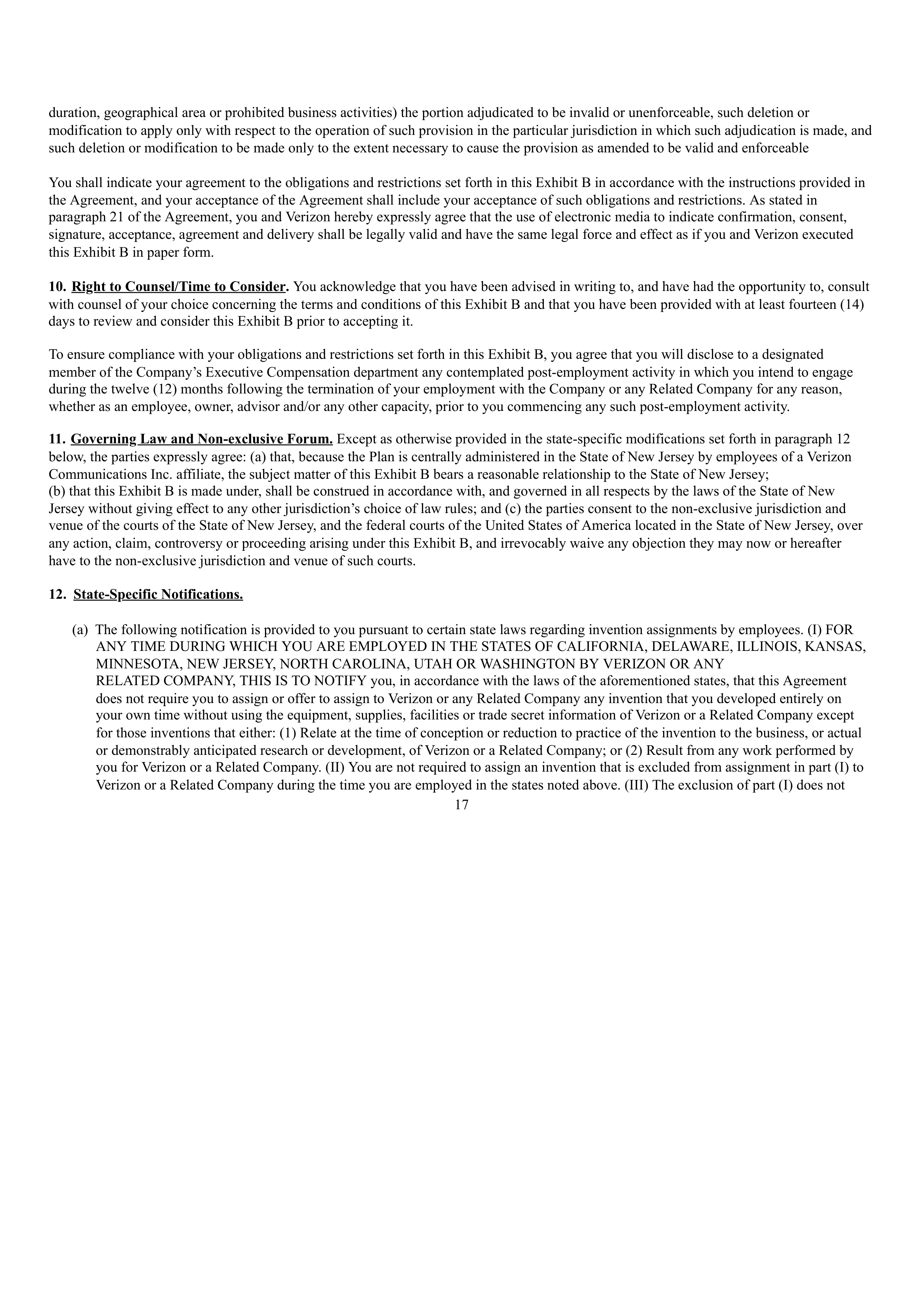 Verizon Annual Report — page 284