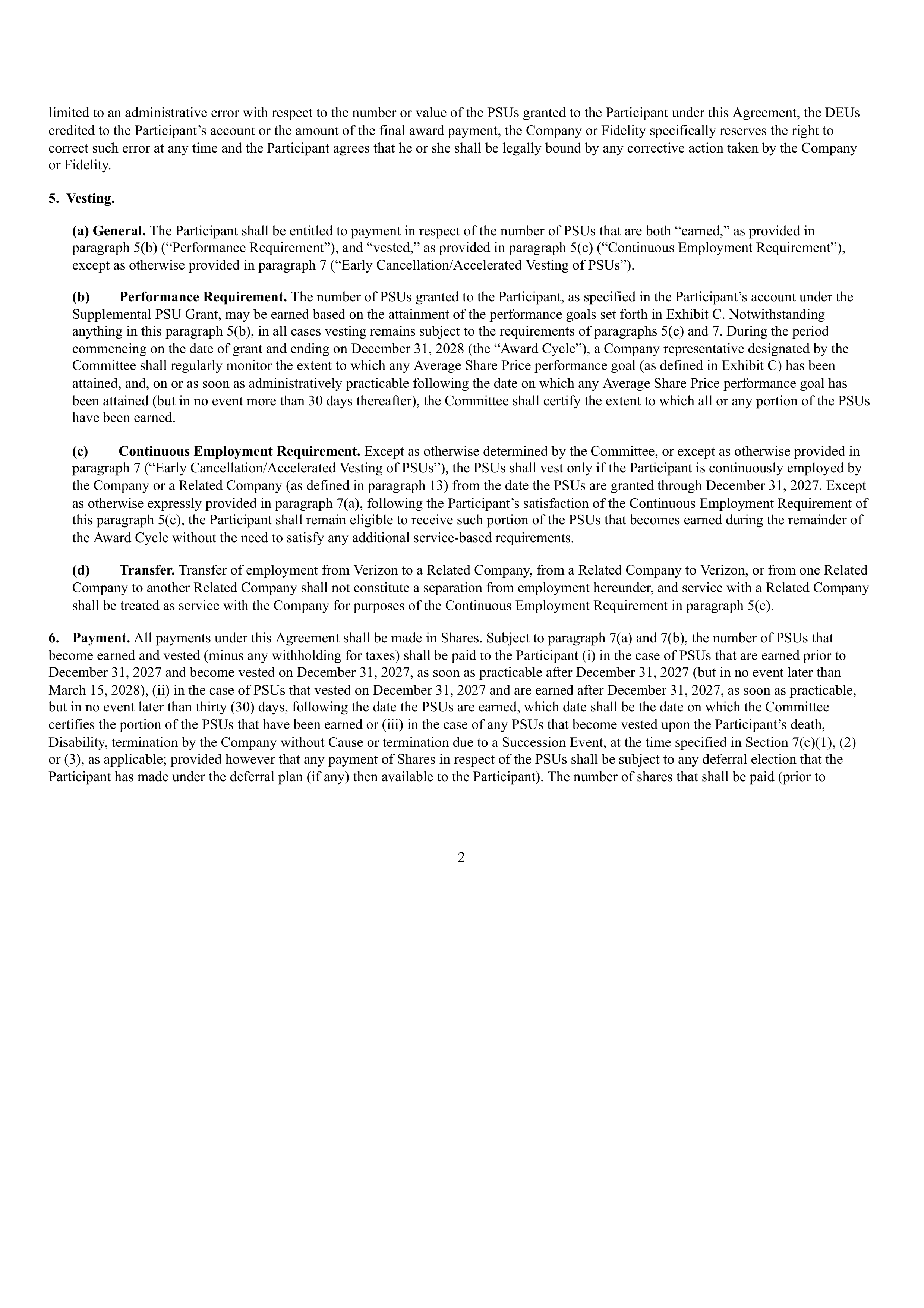 Verizon Annual Report — page 288
