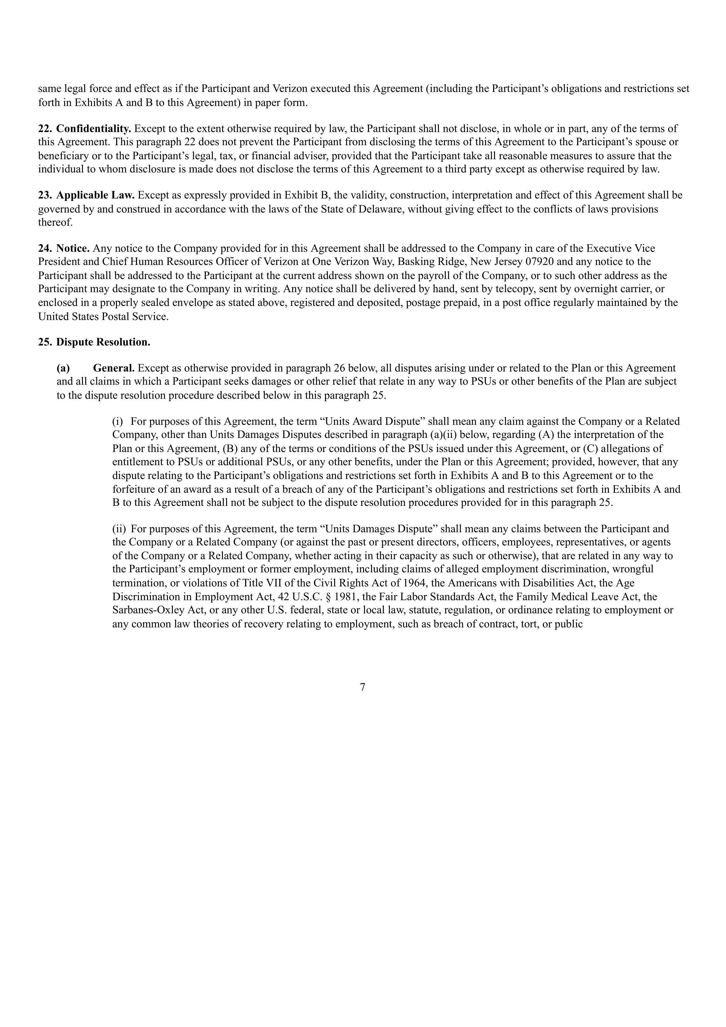 Verizon Annual Report — page 293