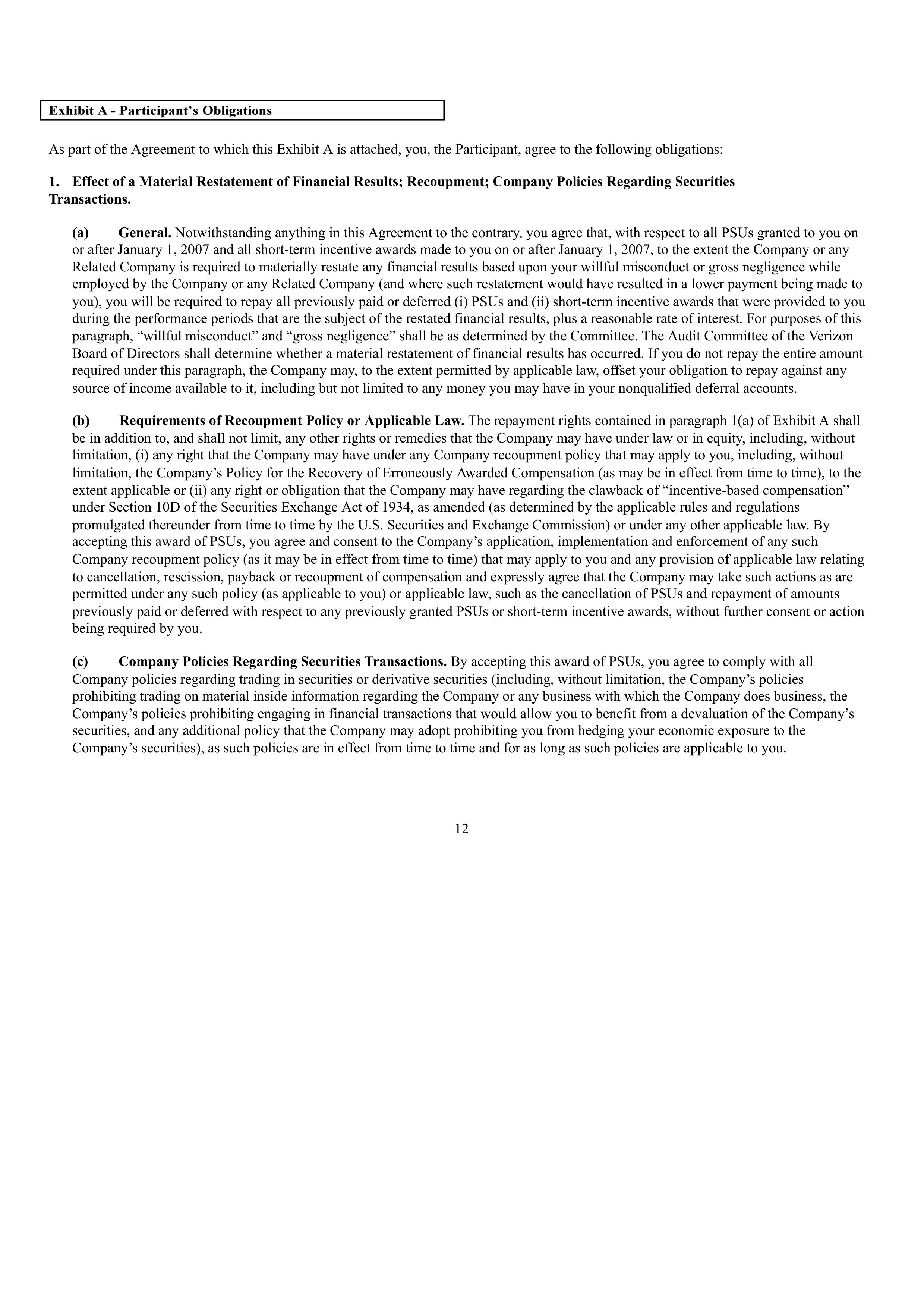 Verizon Annual Report — page 298
