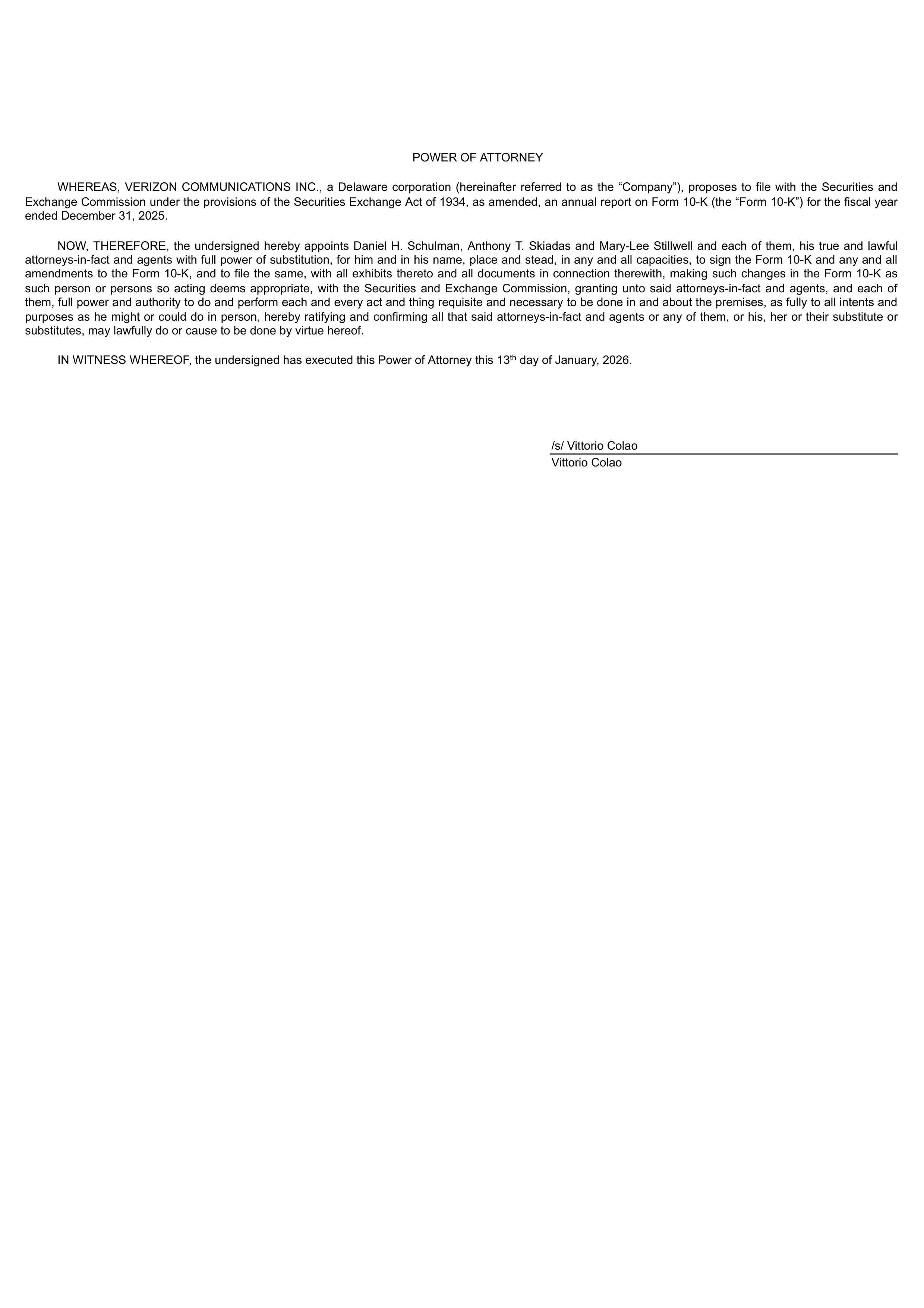 Verizon Annual Report — page 316