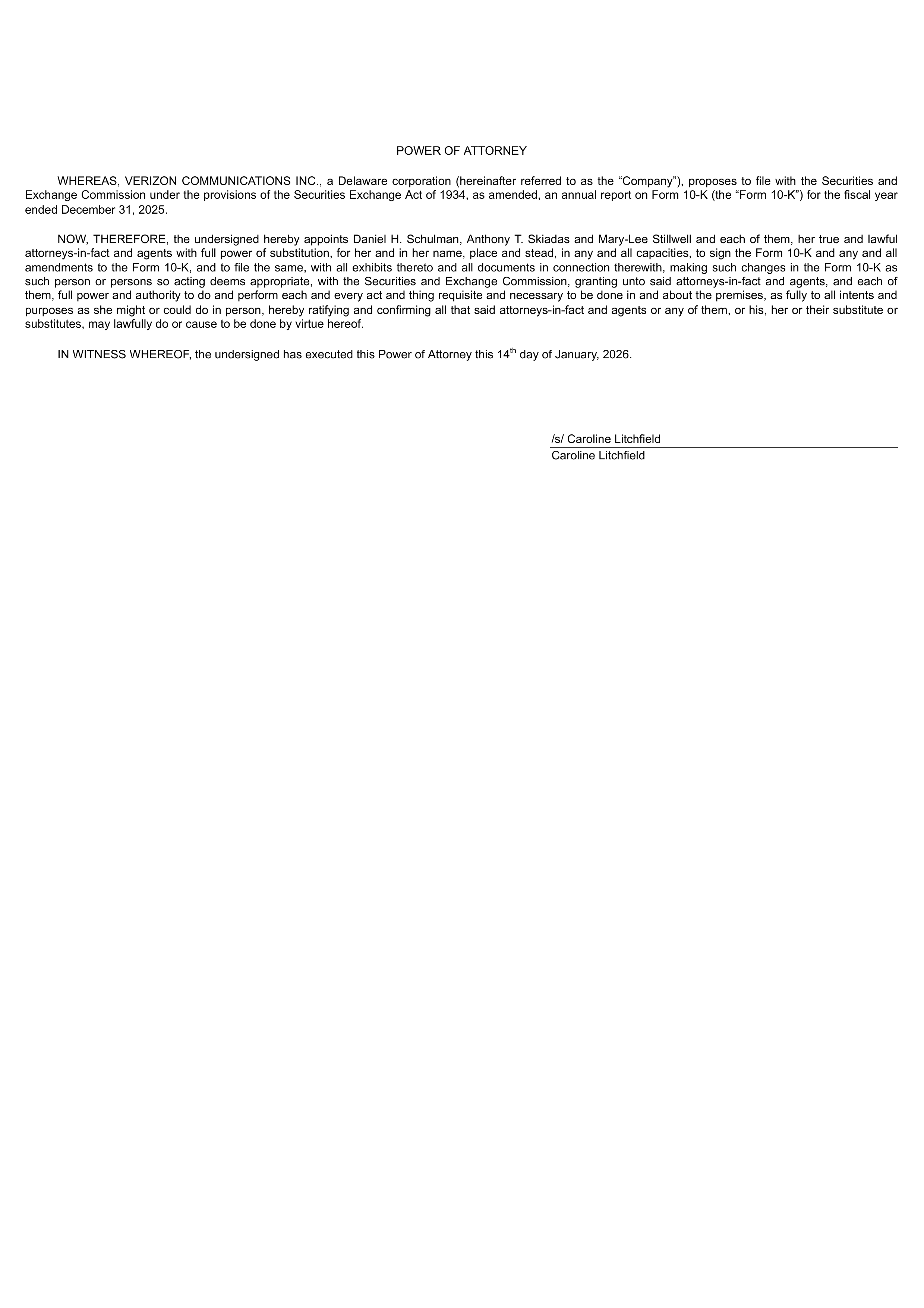 Verizon Annual Report — page 317