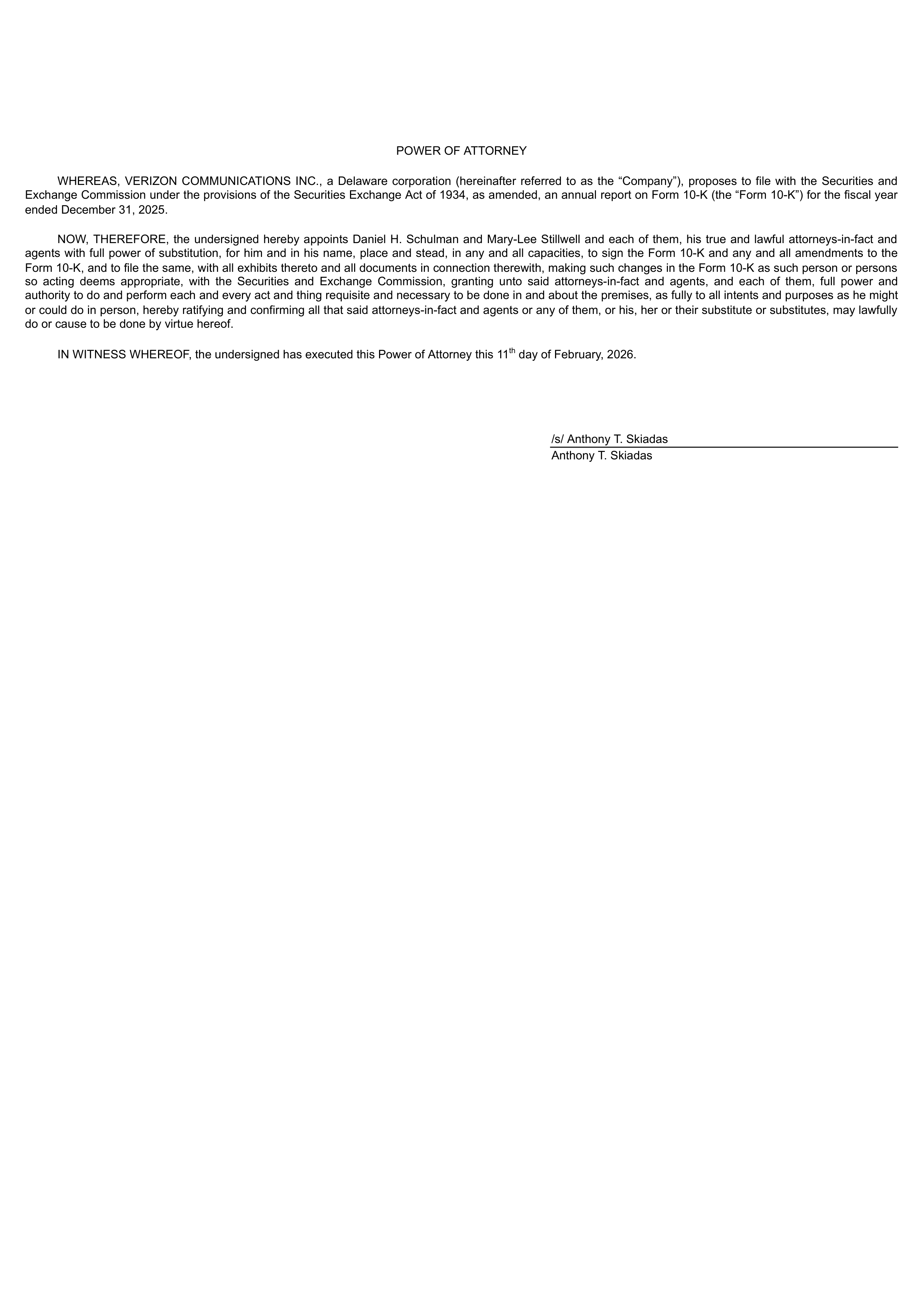 Verizon Annual Report — page 324