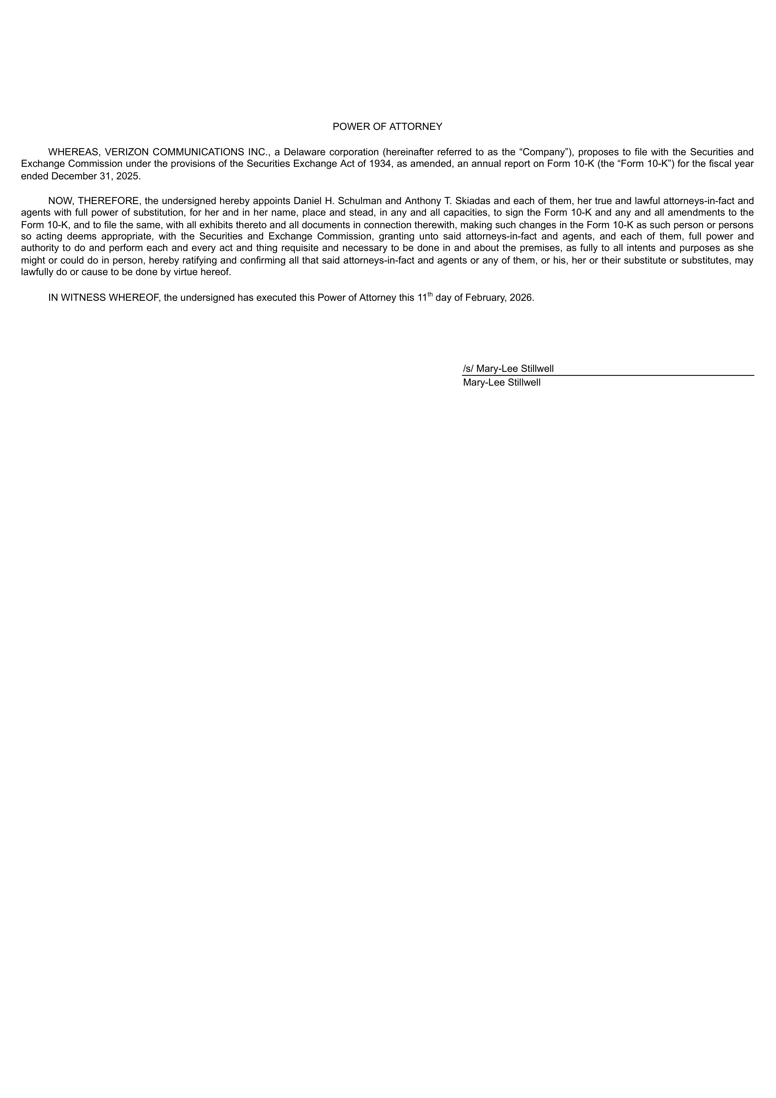 Verizon Annual Report — page 325