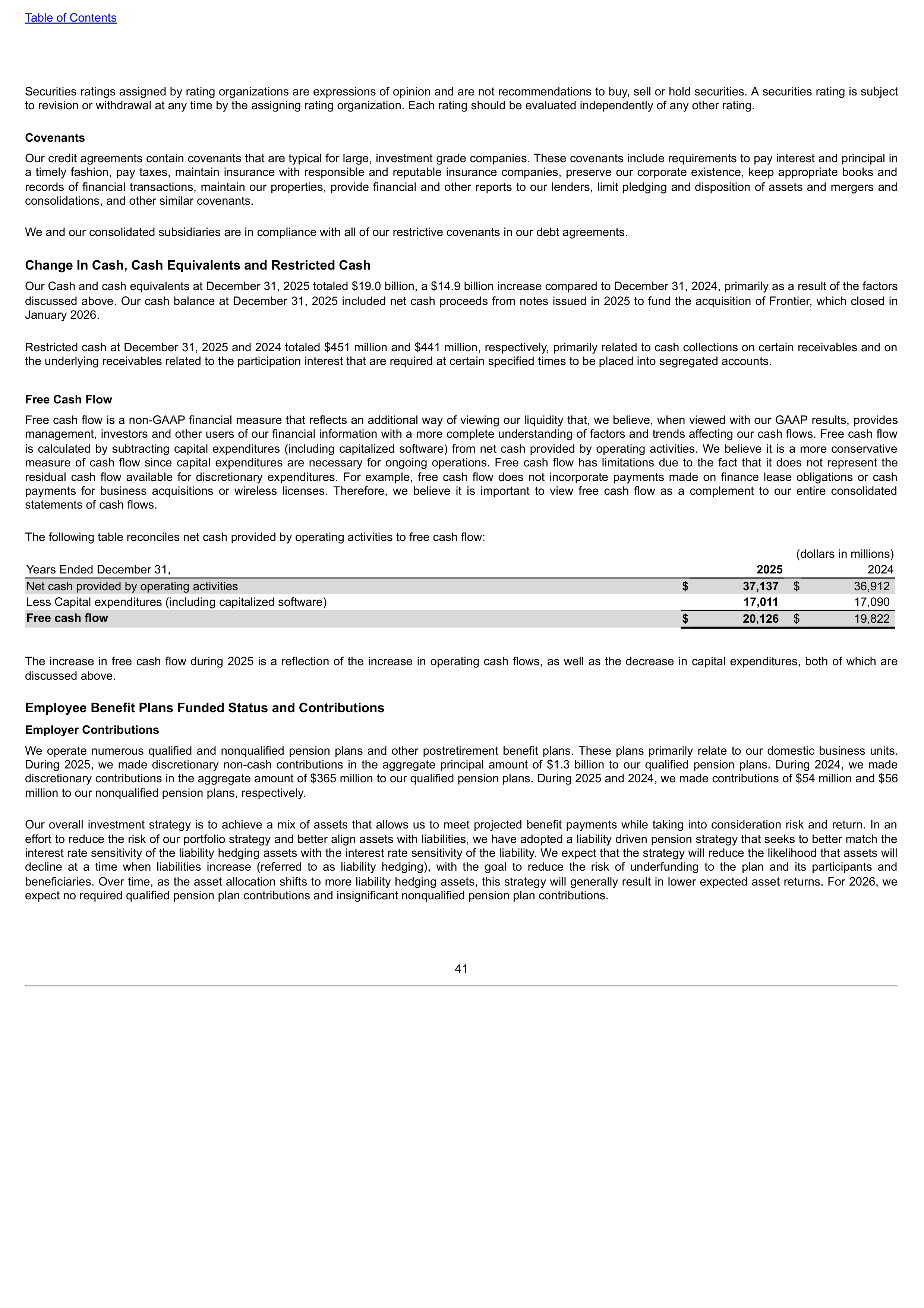 Verizon Annual Report — page 41
