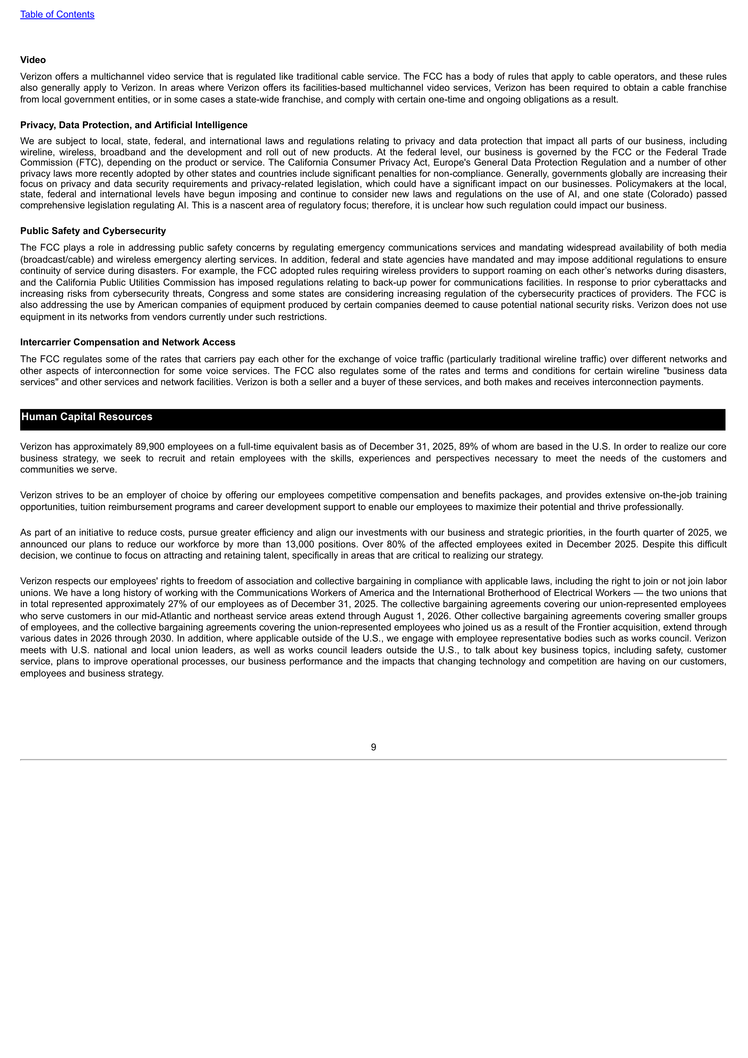Verizon Annual Report — page 9