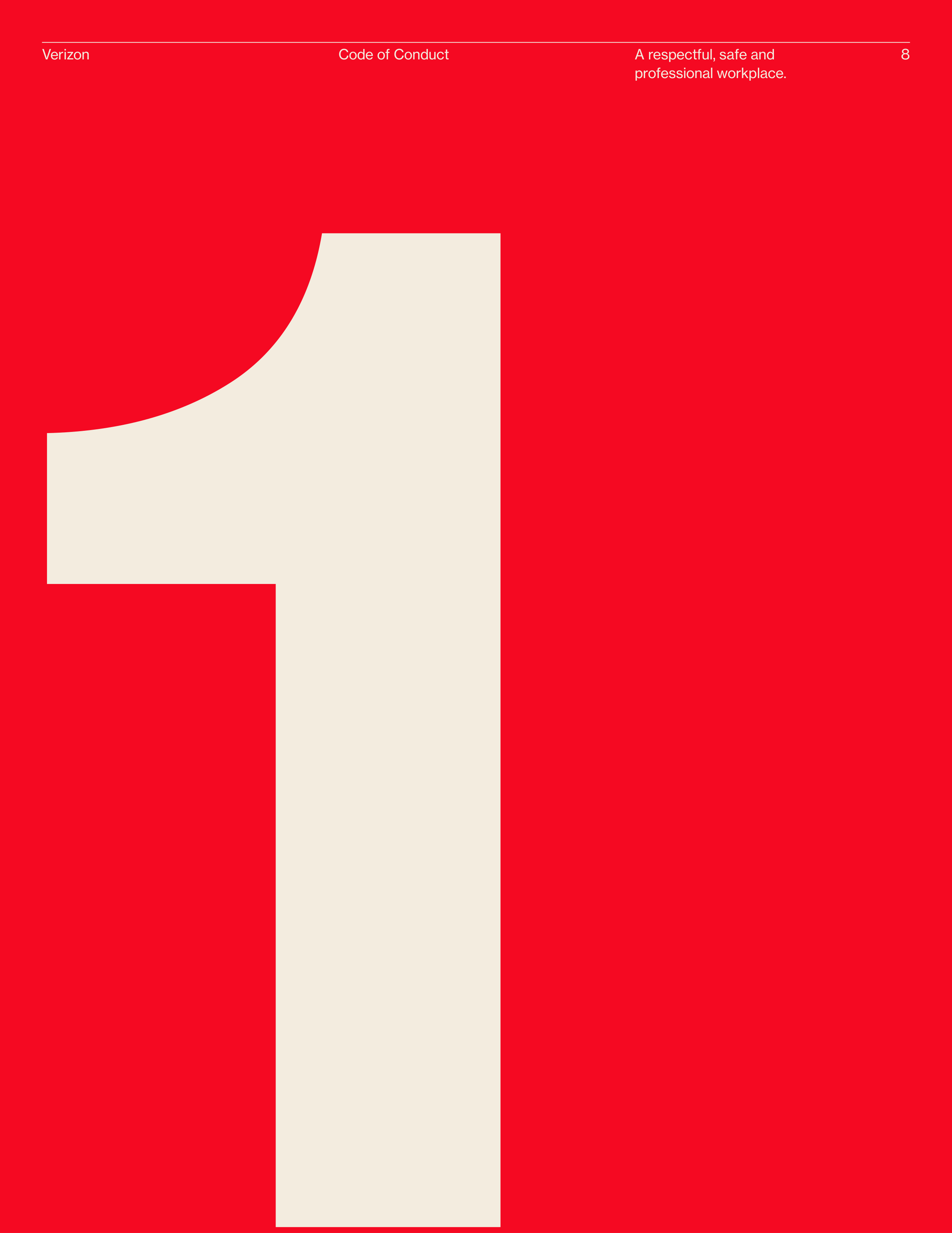 Verizon Communications Code of Conduct Handbook — page 8