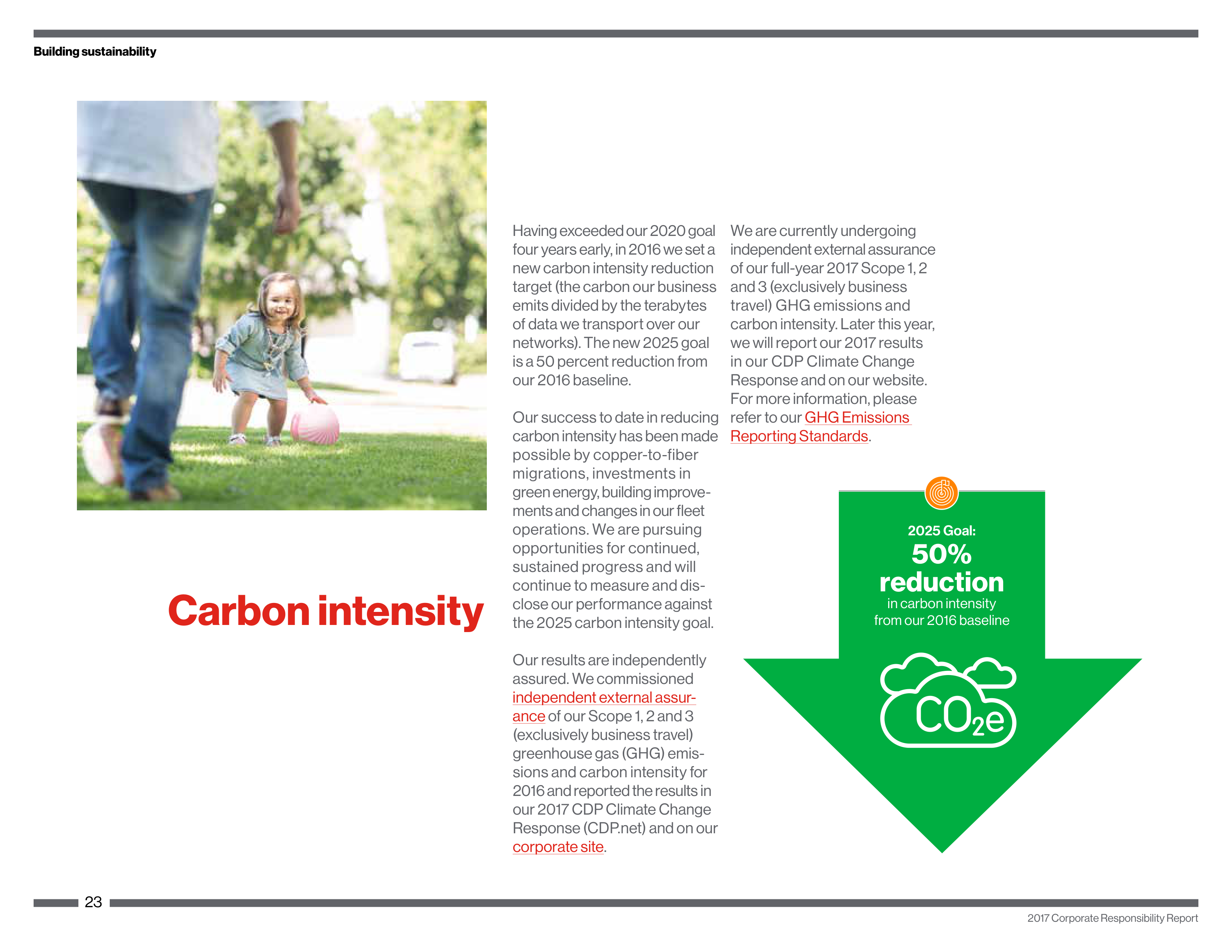 Verizon Corporate Responsibility Magazine — page 23