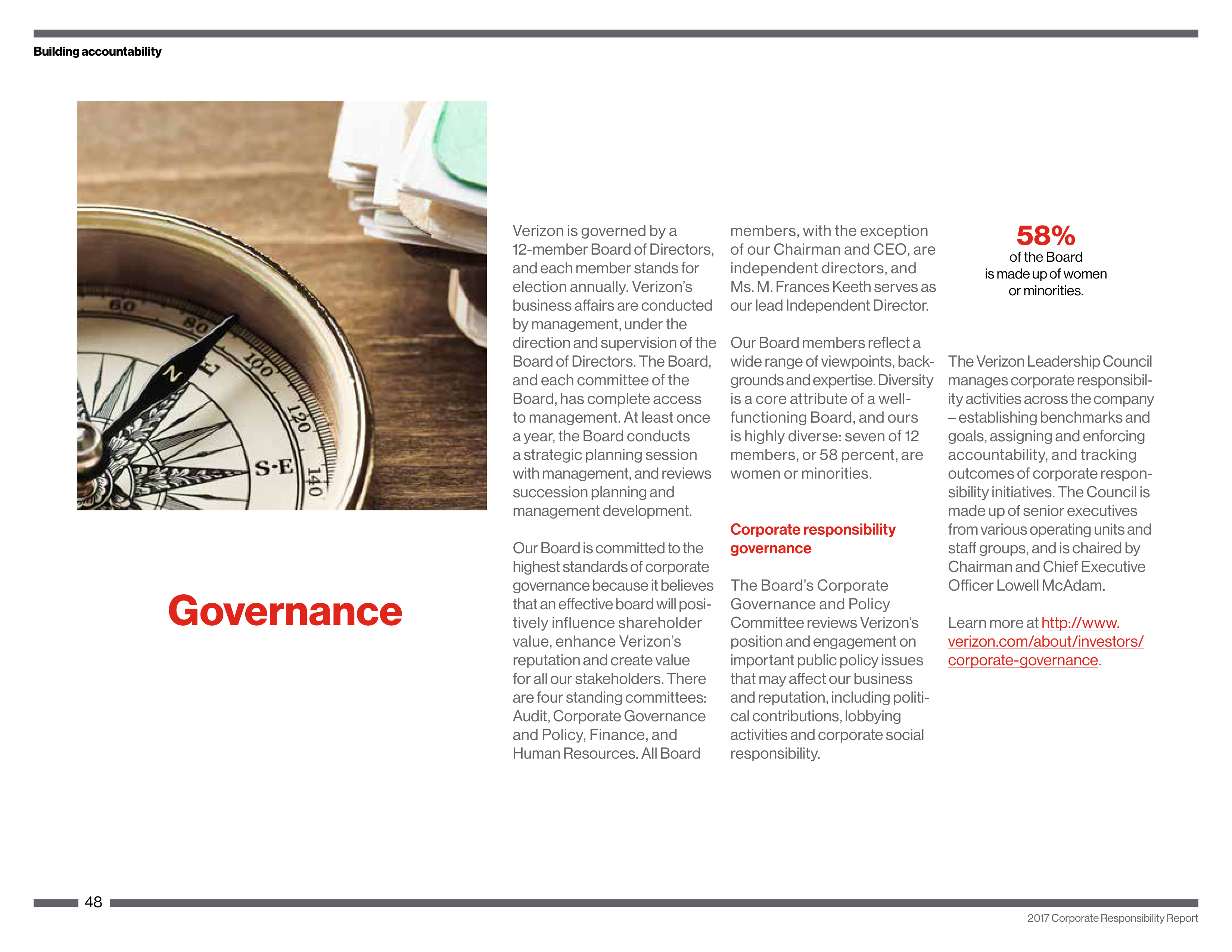 Verizon Corporate Responsibility Magazine — page 48