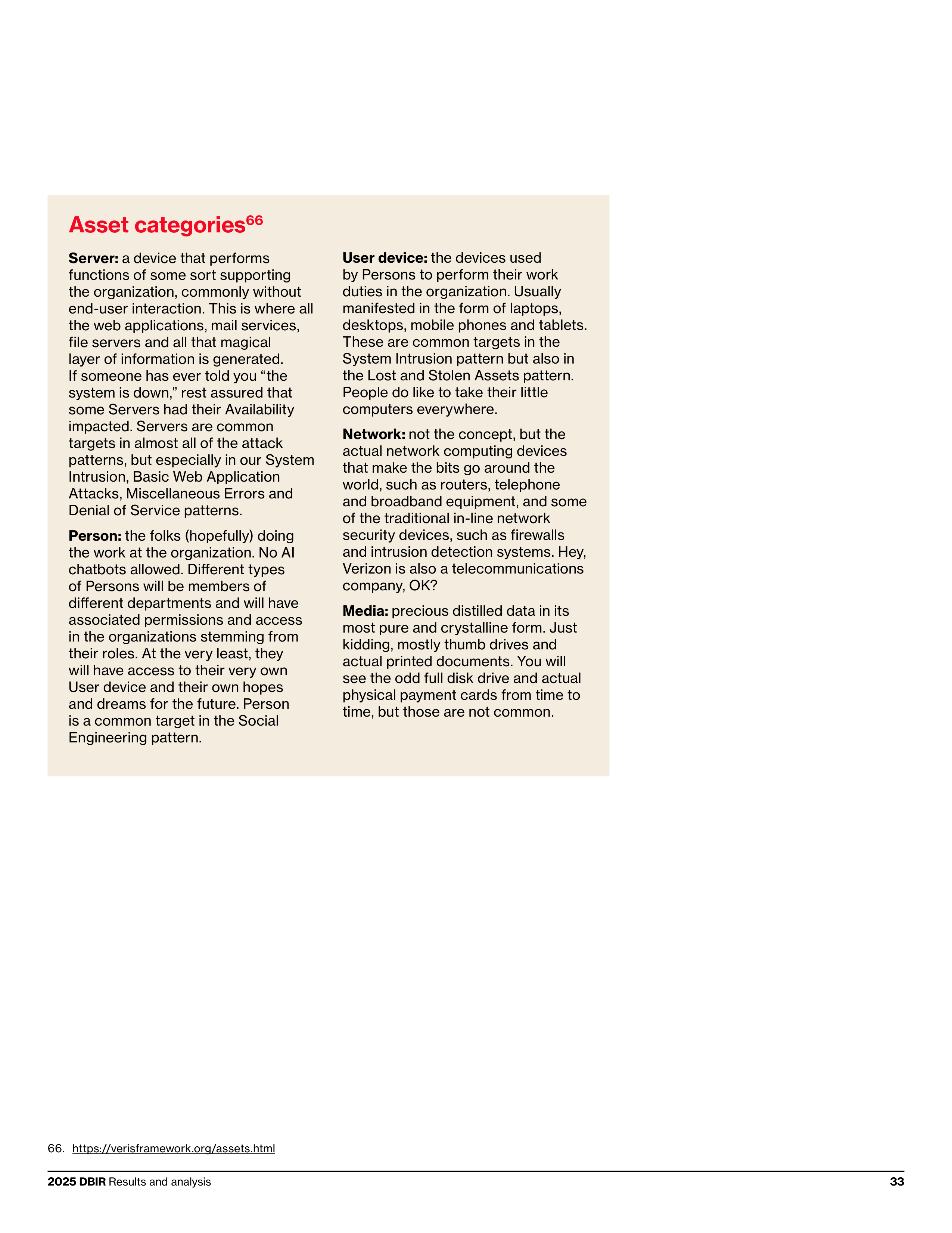 Verizon Data Breach Investigations Report — page 33