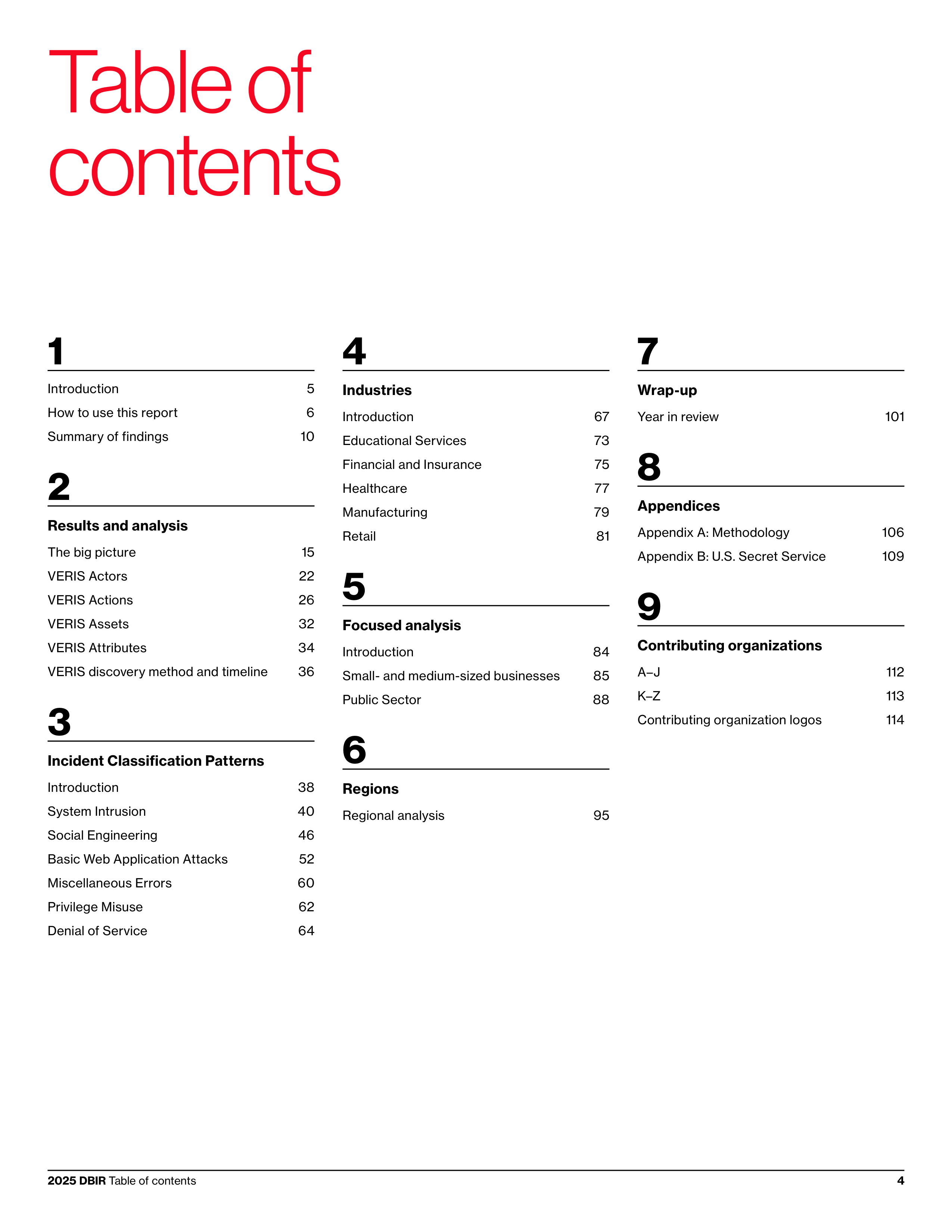 Verizon Data Breach Investigations Report — page 4